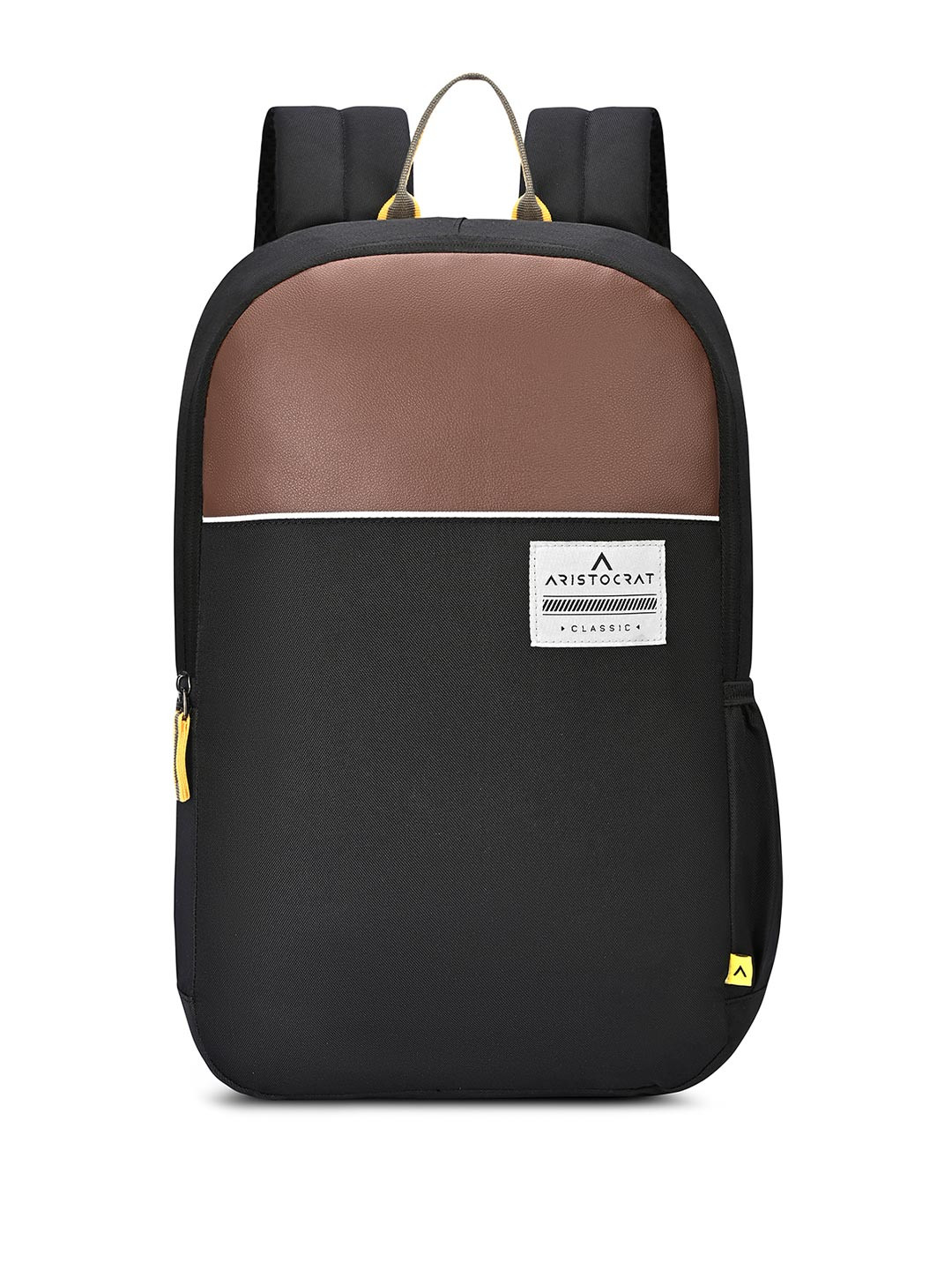 Aristocrat Lava Black 17 Inch Compatible Laptop Backpack with 2 Compartments - 25L