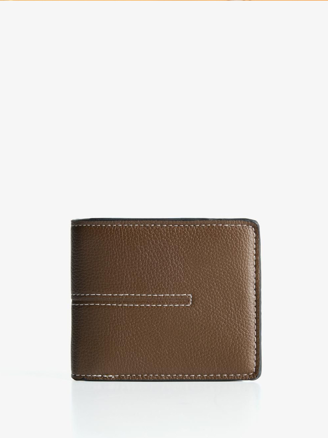 Bershka Men Textured Two Fold Wallet