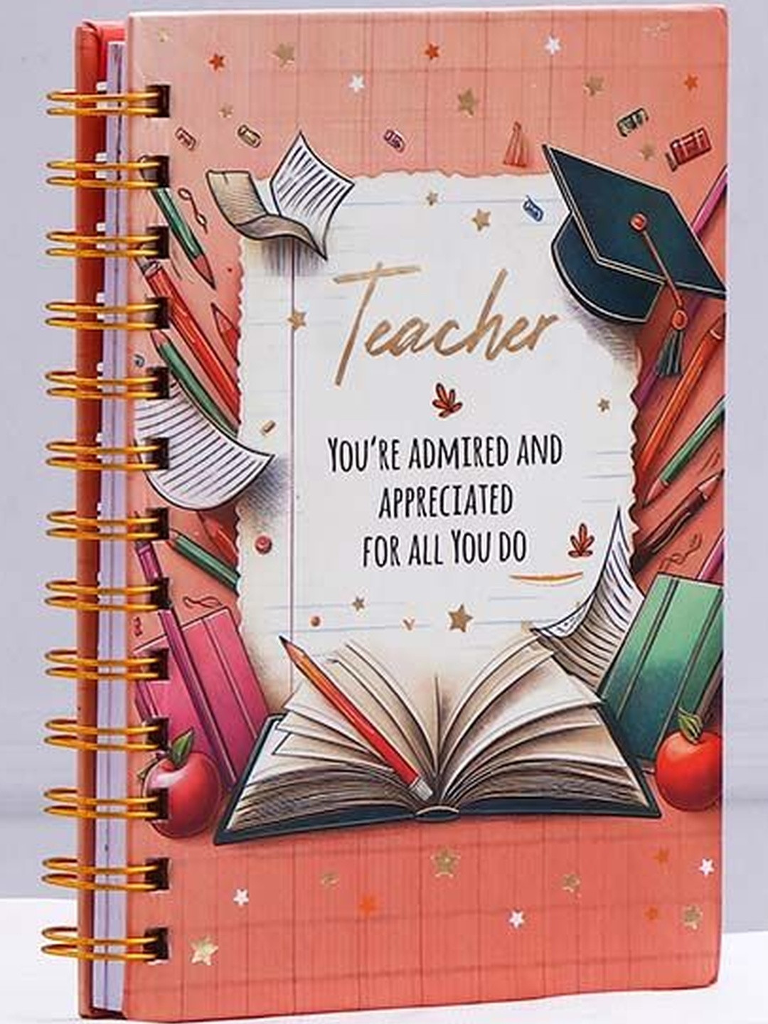 Archies Most Admired Teacher's Day Spiral Notebook