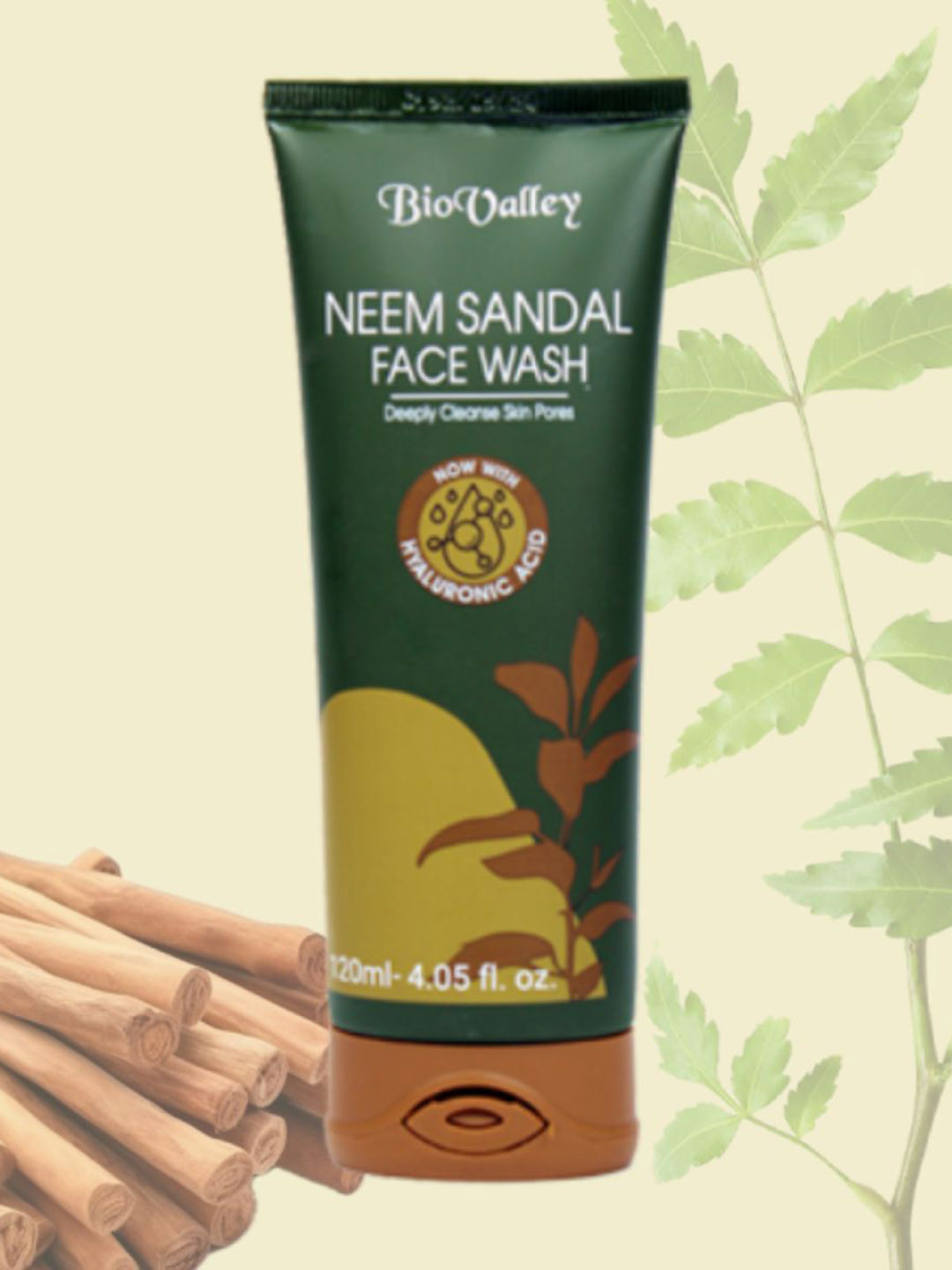 Bio Valley Neem Sandal Face Wash For Deeply Cleansing - 120 ml