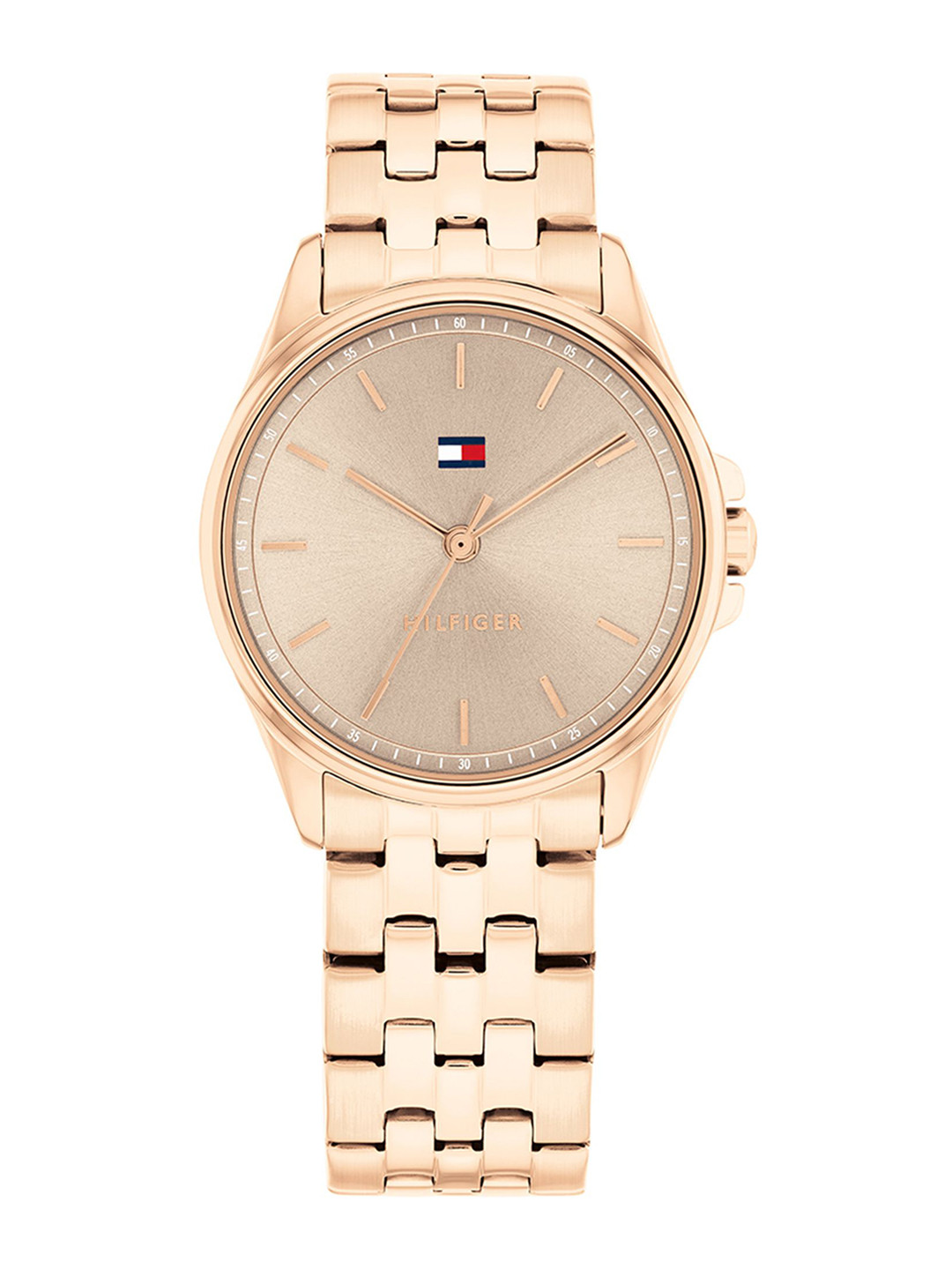 Tommy Hilfiger Taupe Women Dial & Stainless Steel Straps Analogue Watch TH1782775