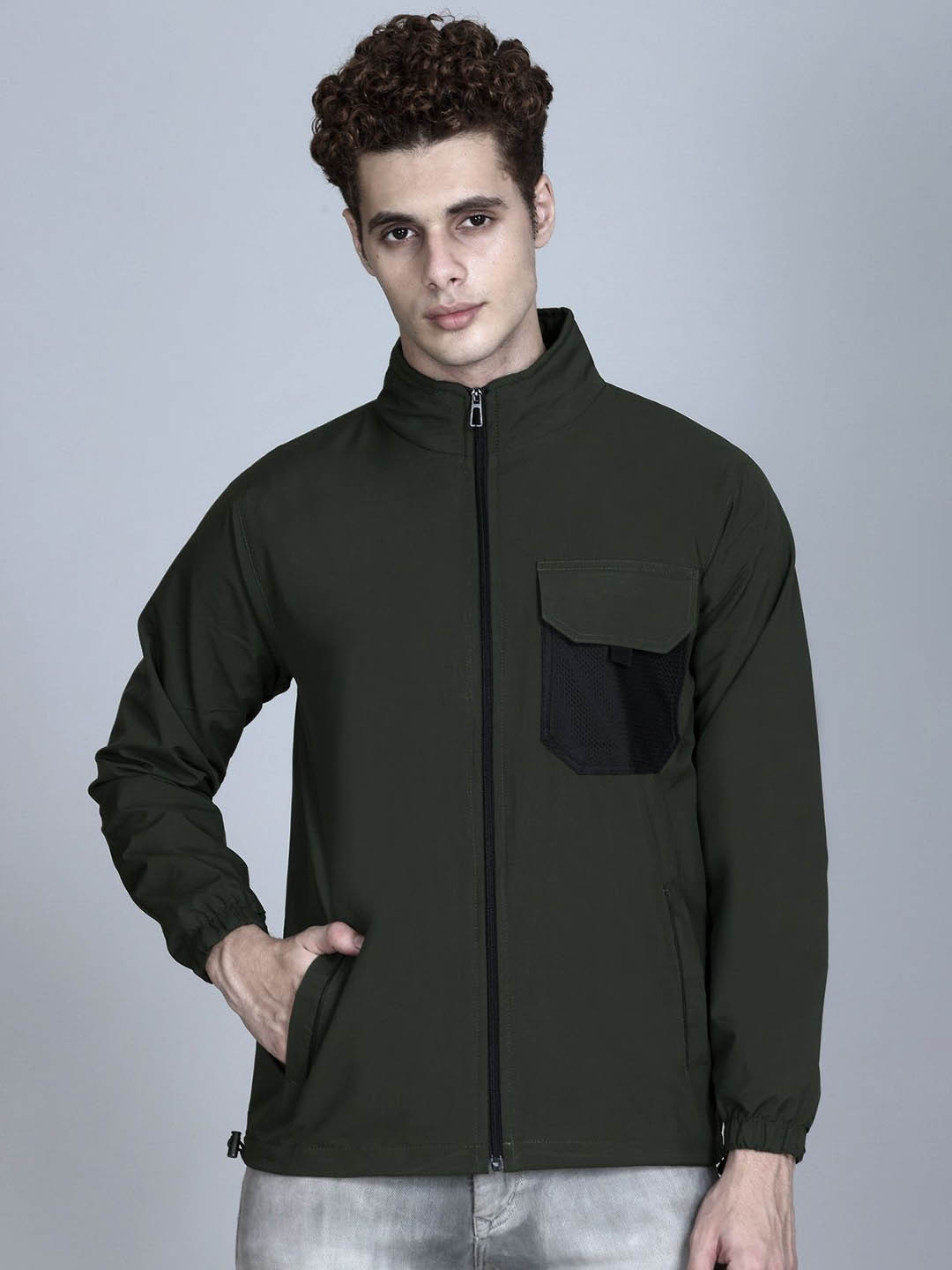 TFA THE FASHION ADDICTION Windcheater Training Or Gym Biker Jacket