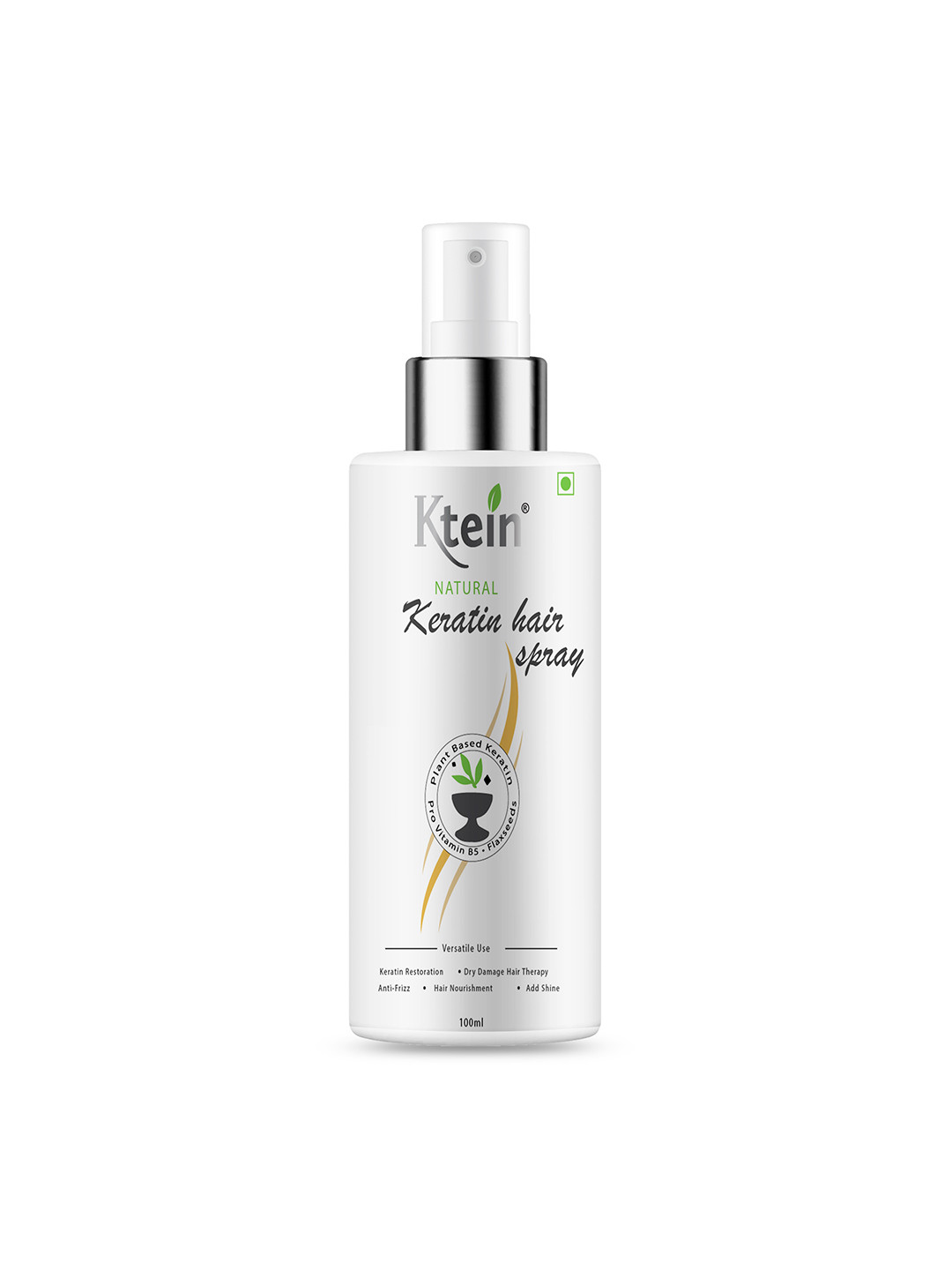 Ktein Natural Keratin Hair Spray with Soy & Vitamin E 100 ml