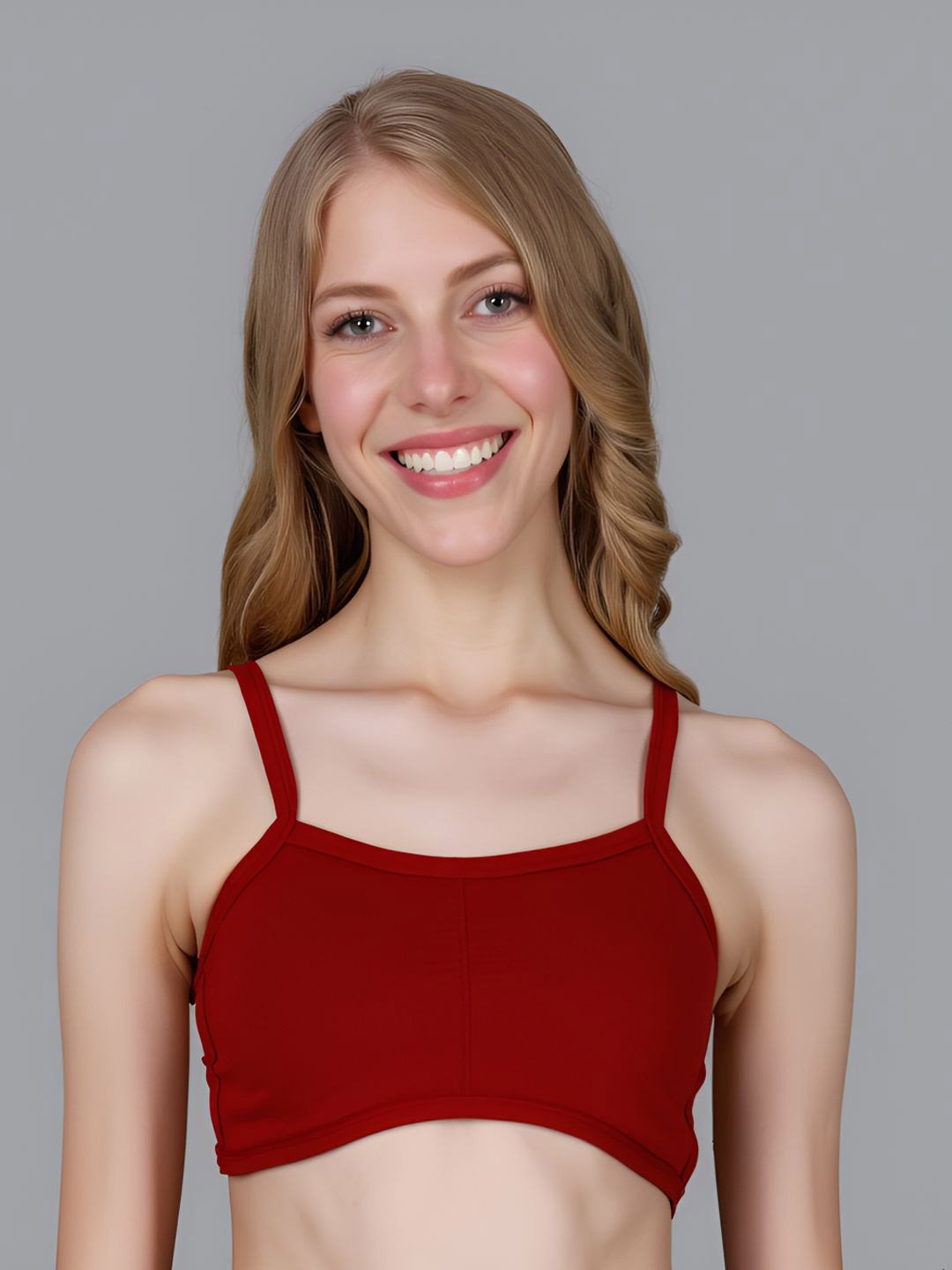 INDIROCKS Women Removable Padding Styled Back Full Coverage Bralette Bra