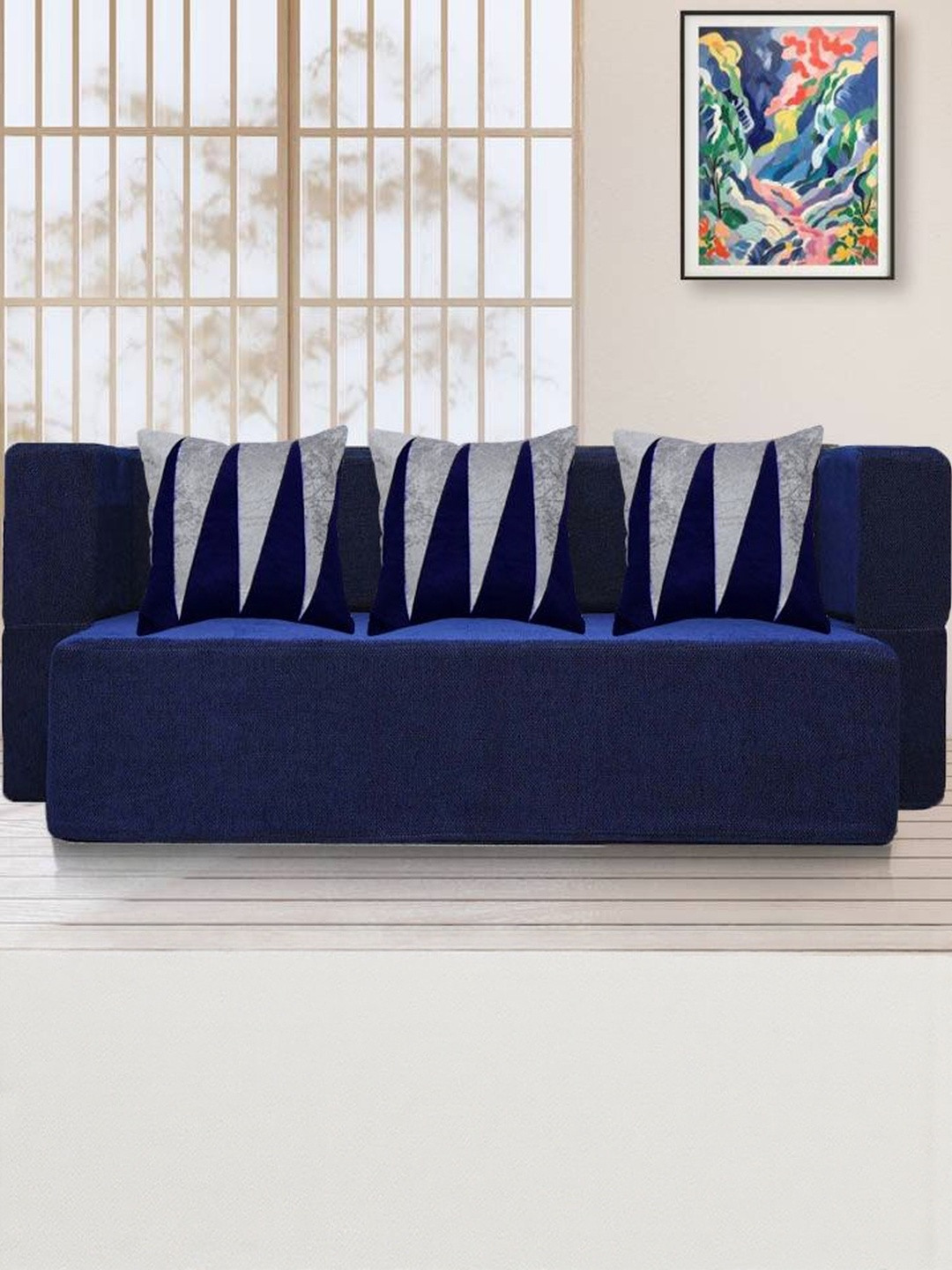 Clex Multi-Purpose Leatherette Sofa Cum Bed