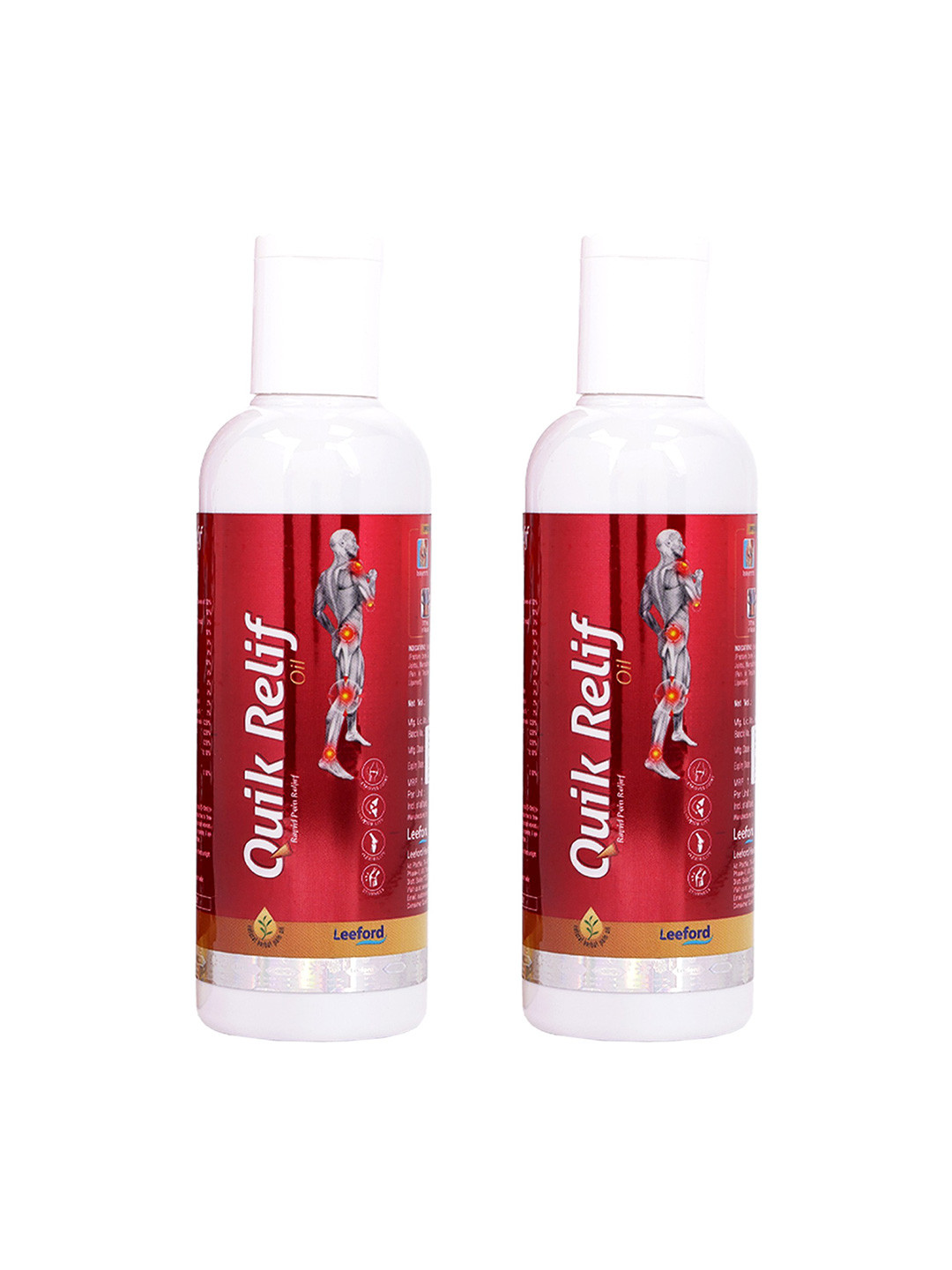 Quik Relif Set Of 2 Oil With Kapur Leaves - 100 ml Each