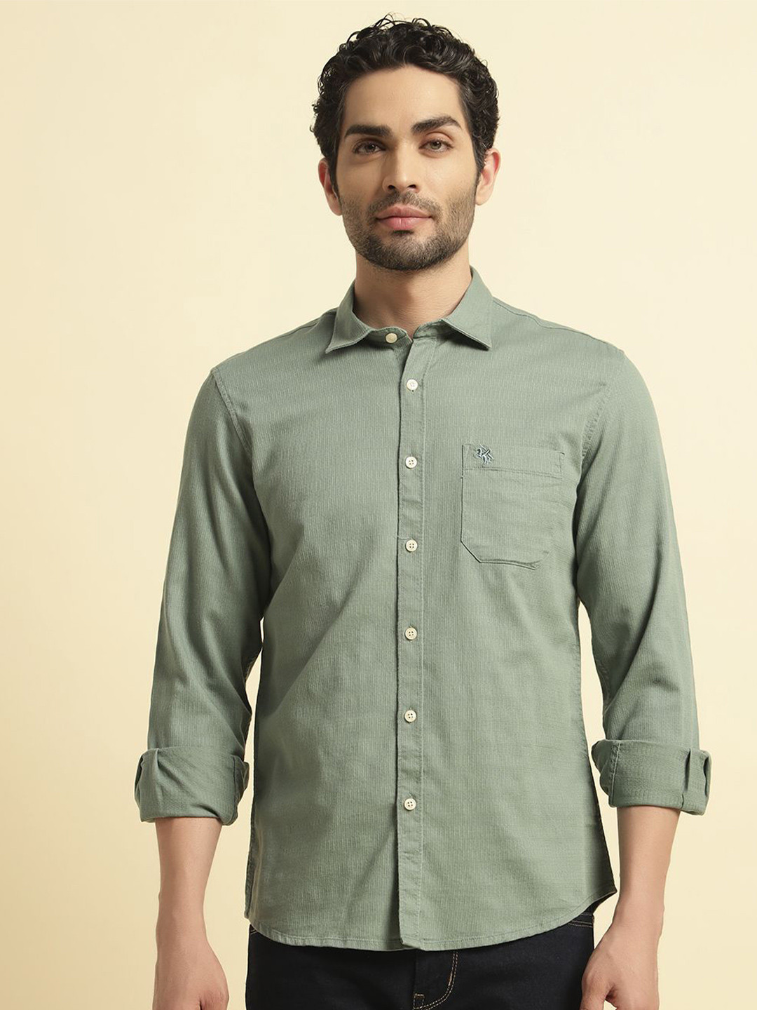 Cantabil Long Sleeves Breathable & Soft Regular Fit Shirt