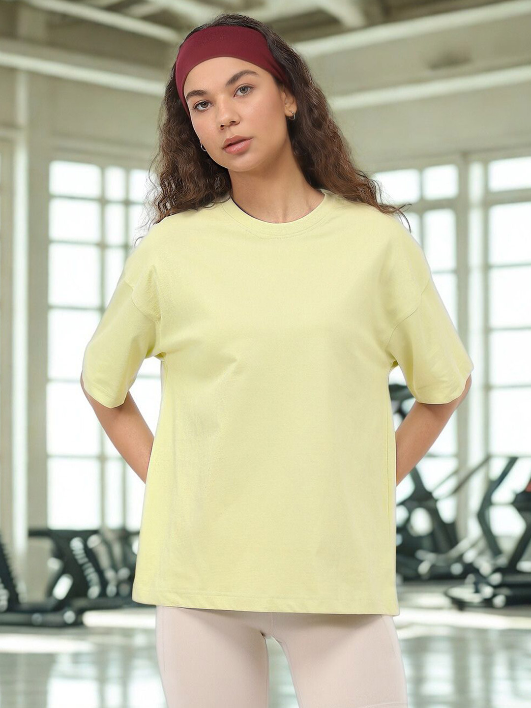 NOBERO Drop-Shoulder Sleeves Oversized Pure Cotton T-shirt