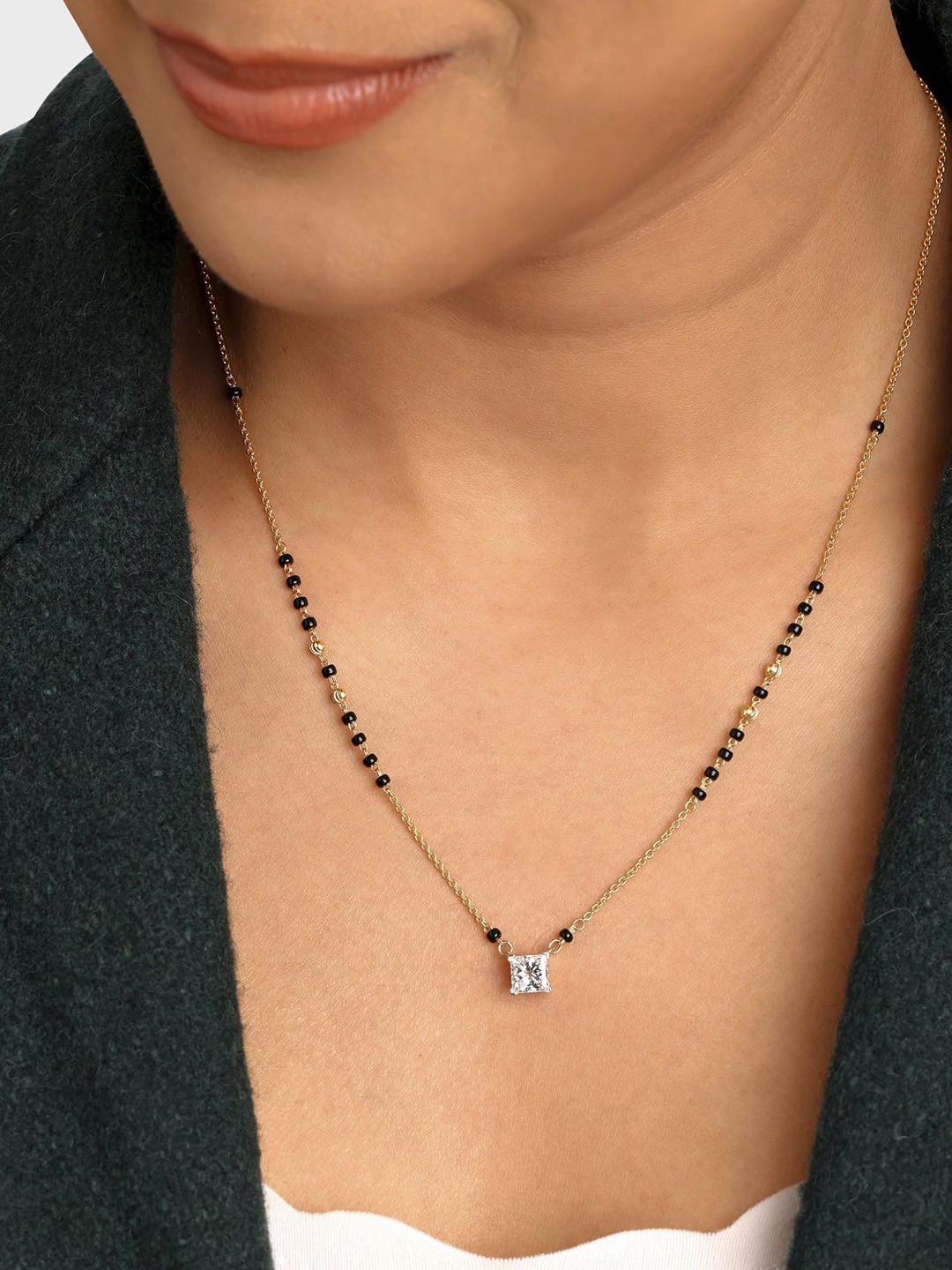 Crash.Club By CKC Artificial Beaded And Studded Mangalsutra