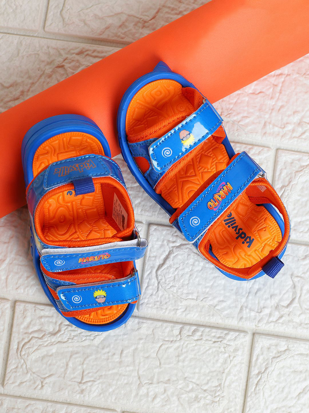 Kids Ville Boys Naruto Printed Sports Sandals