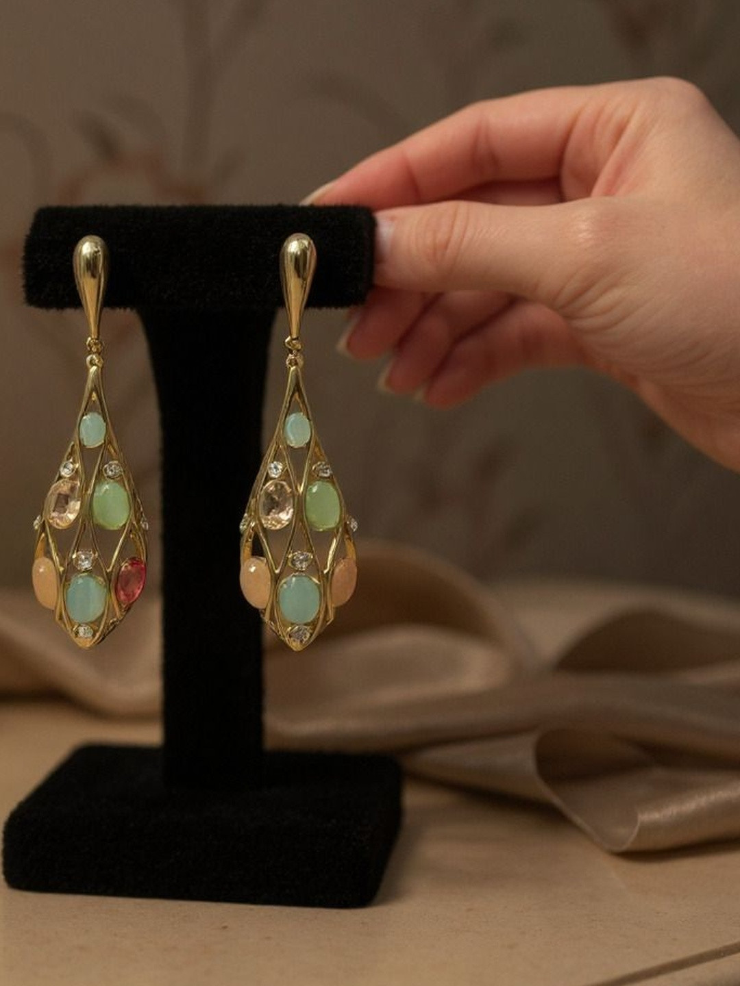 CALVIN GLAM Women  Metal Earrings