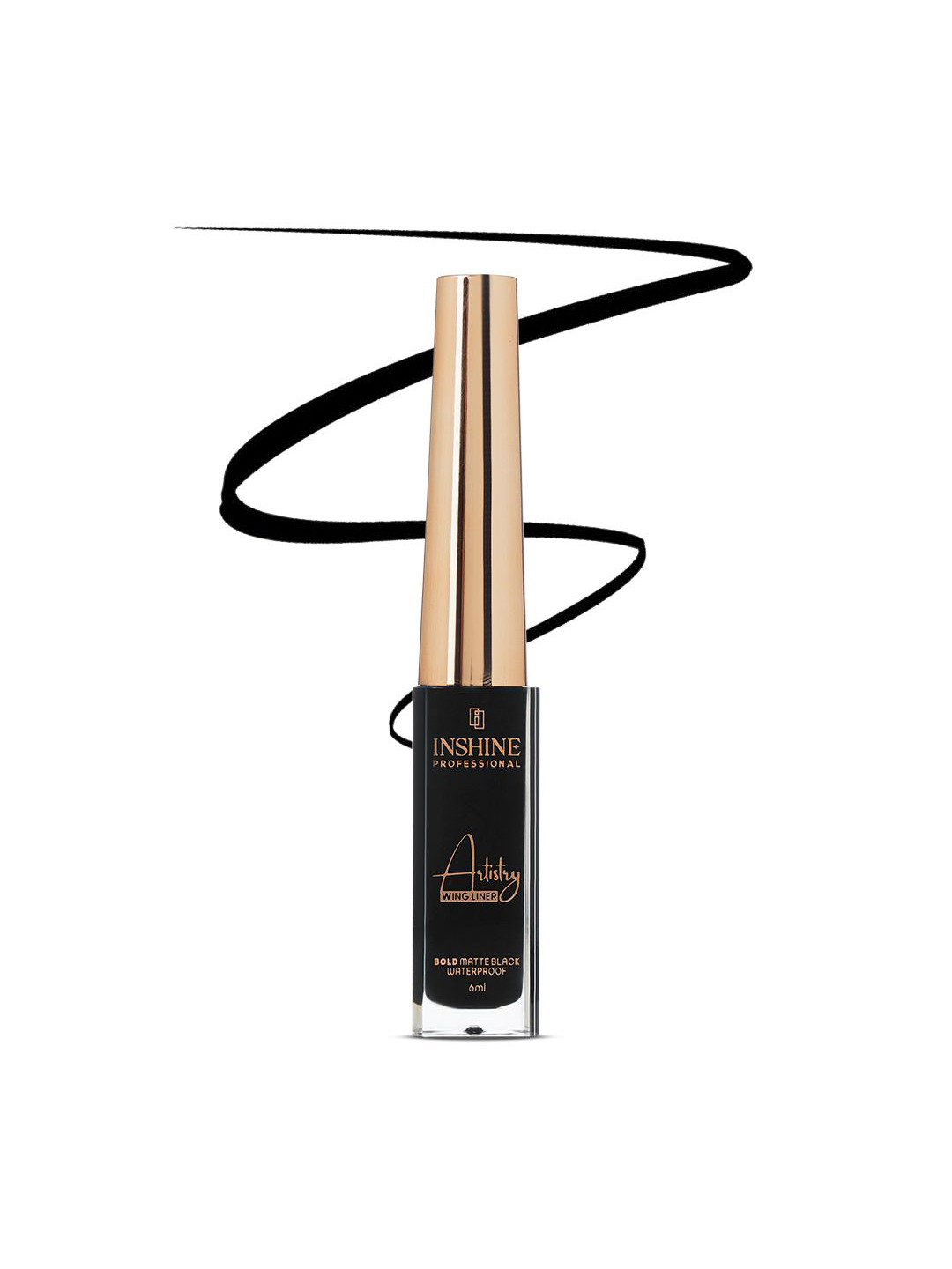Inshine Artistry Wing Water-Proof Matte Liquid Eyeliner - 6ml - Black
