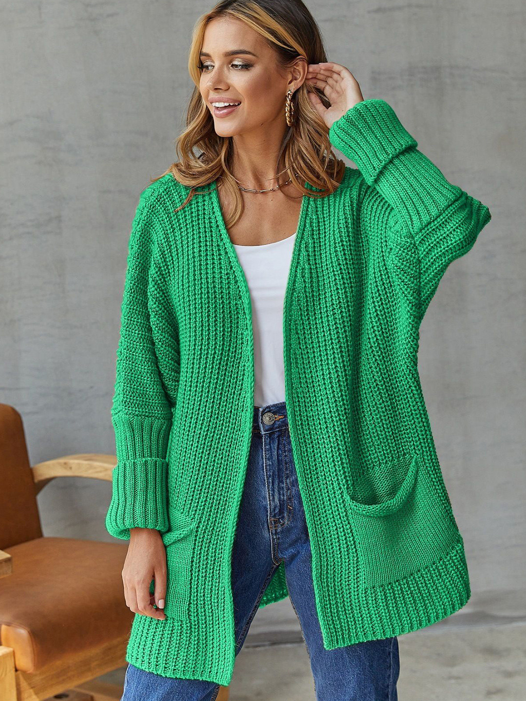bebe V-Neck Shrug