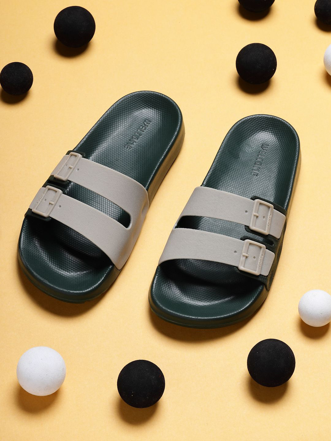 WELCOME Kids Comfortable Slip On Sliders