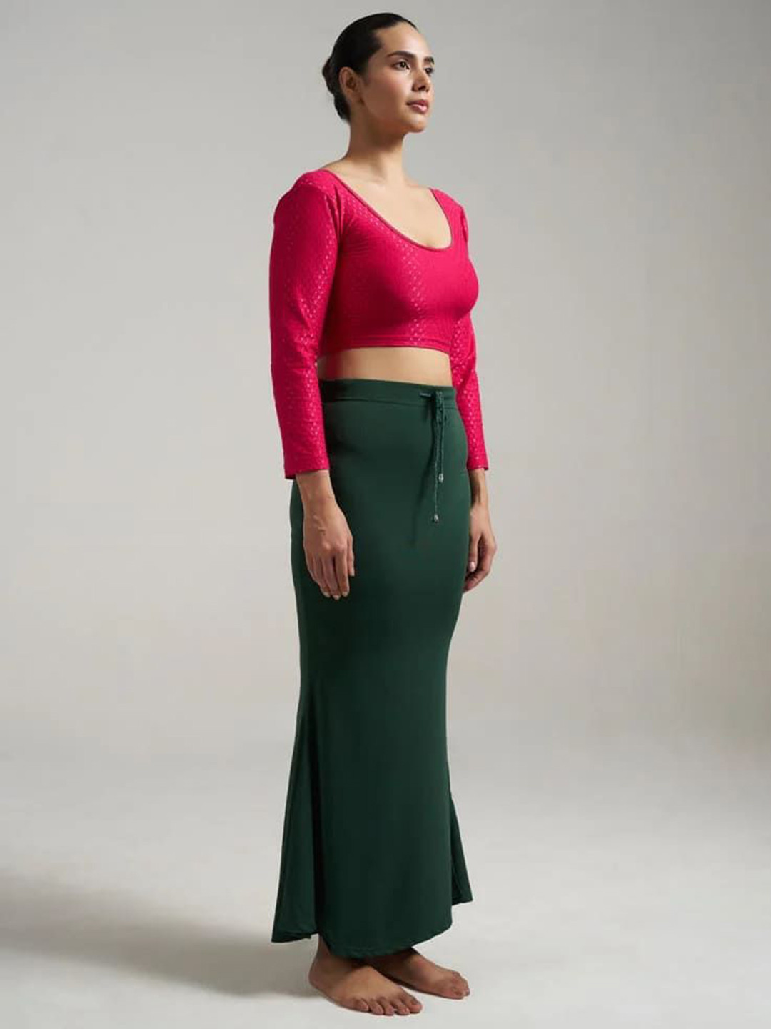 Munns & Mars Slim-Fit Fishcut Saree Shapewear