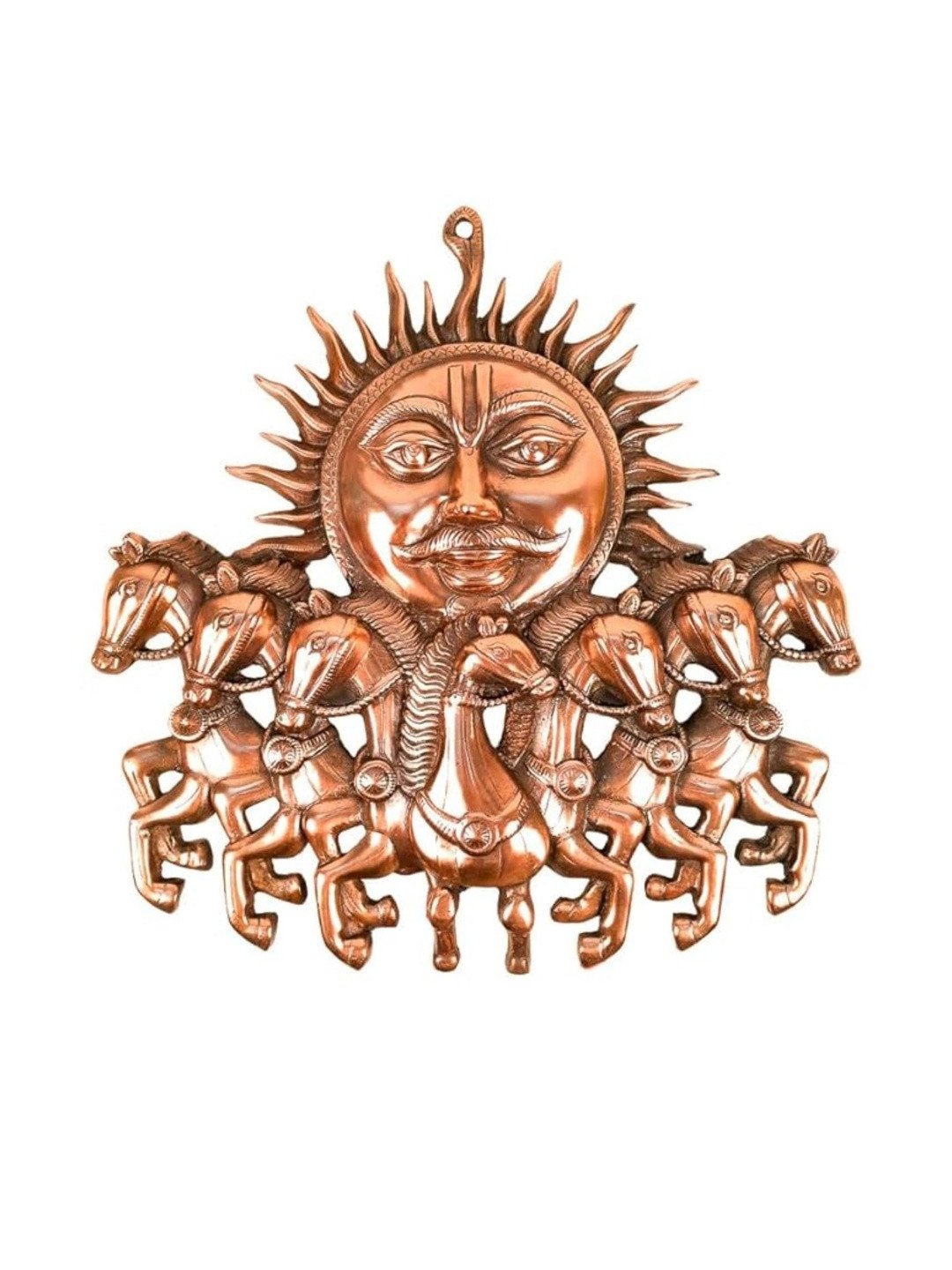 apka mart 7 Running Horse With Sun Wall Hanging