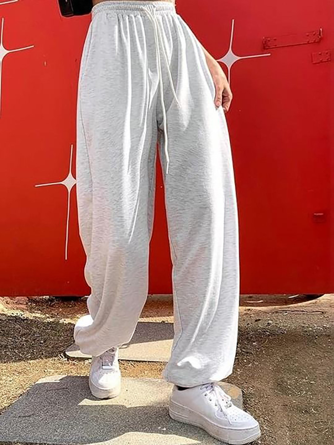 YOU FOREVER Women Grey Track Pant