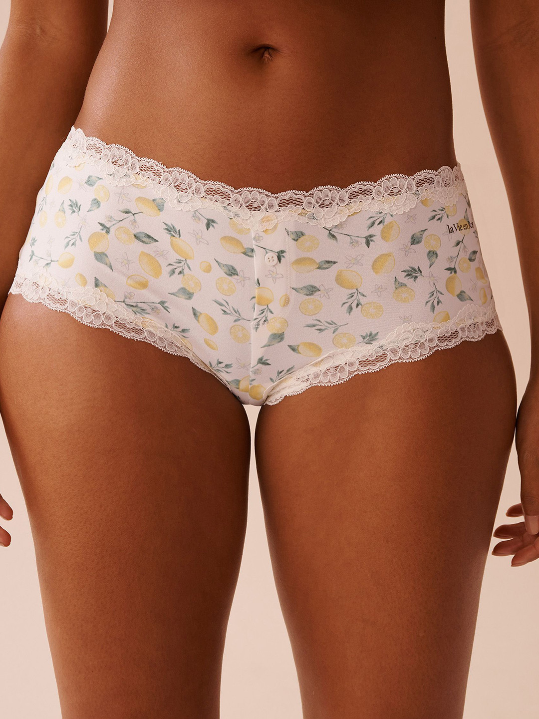 La Vie en Rose Printed Boyshorts Briefs 9999958363651