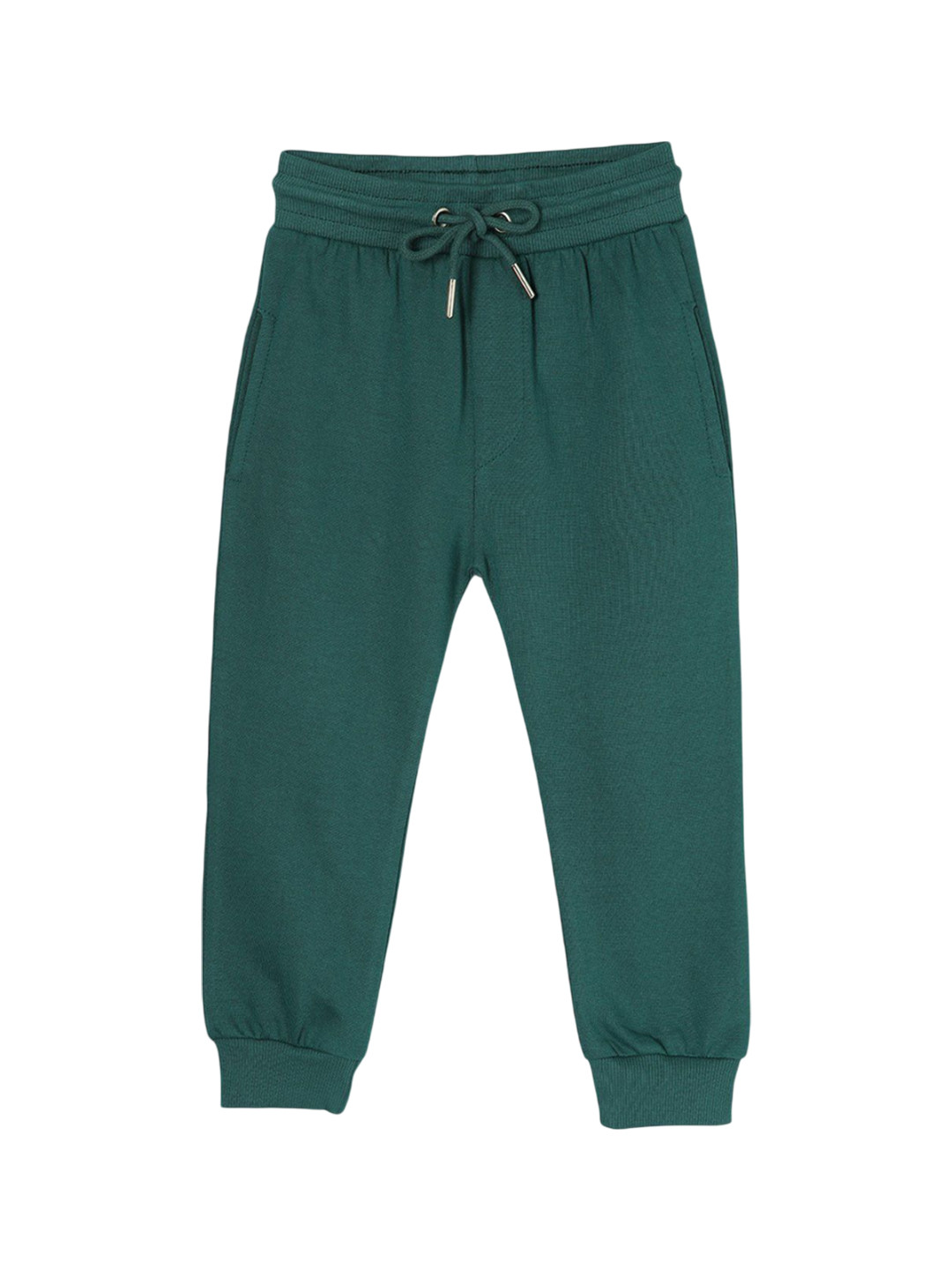 The Mom Store Kids Solid Mid Rise Winter Fleece Joggers