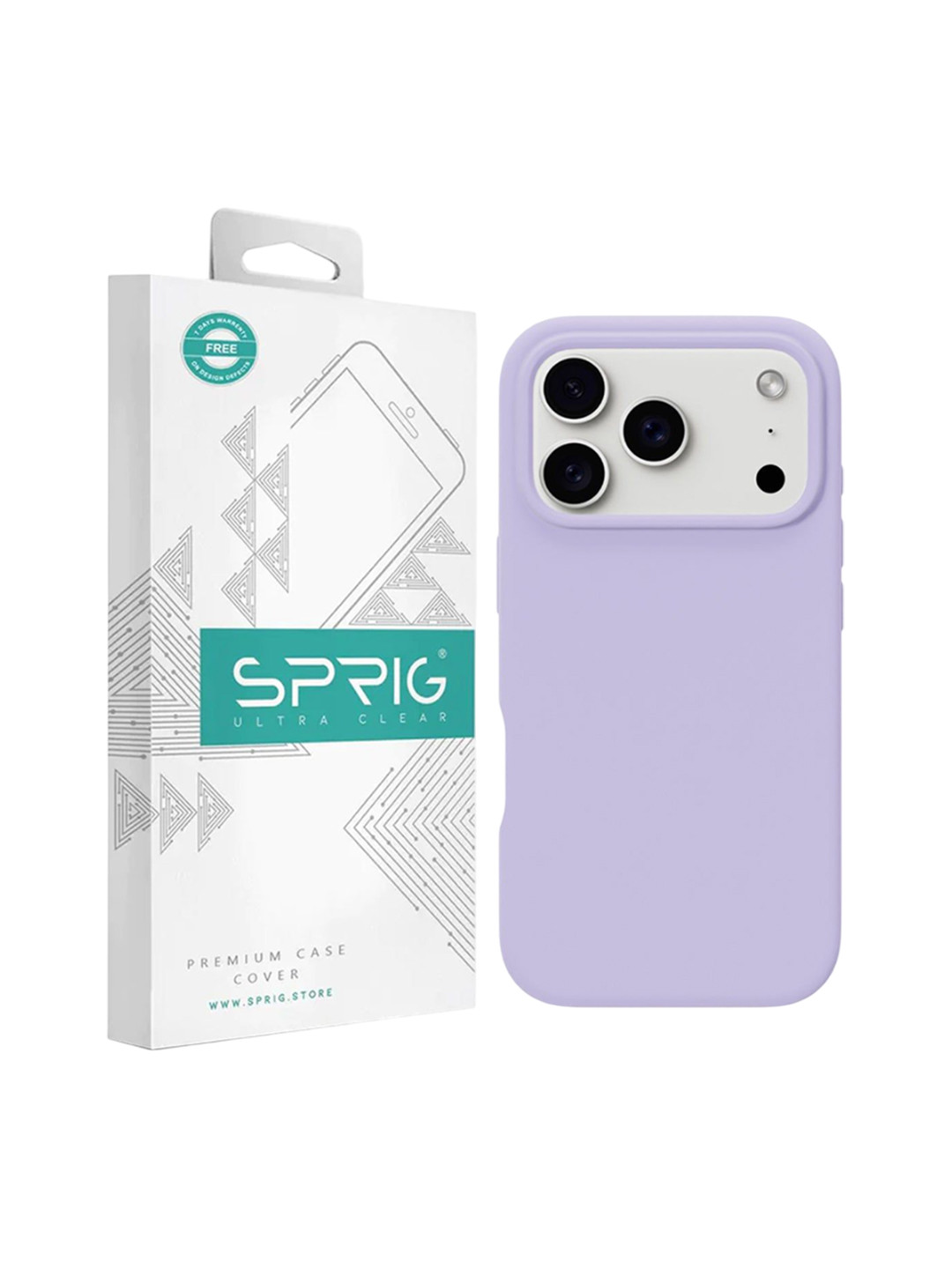 SPRIG iPhone 17 Pro Max Impact Resistant Liquid Silicone Back Cover