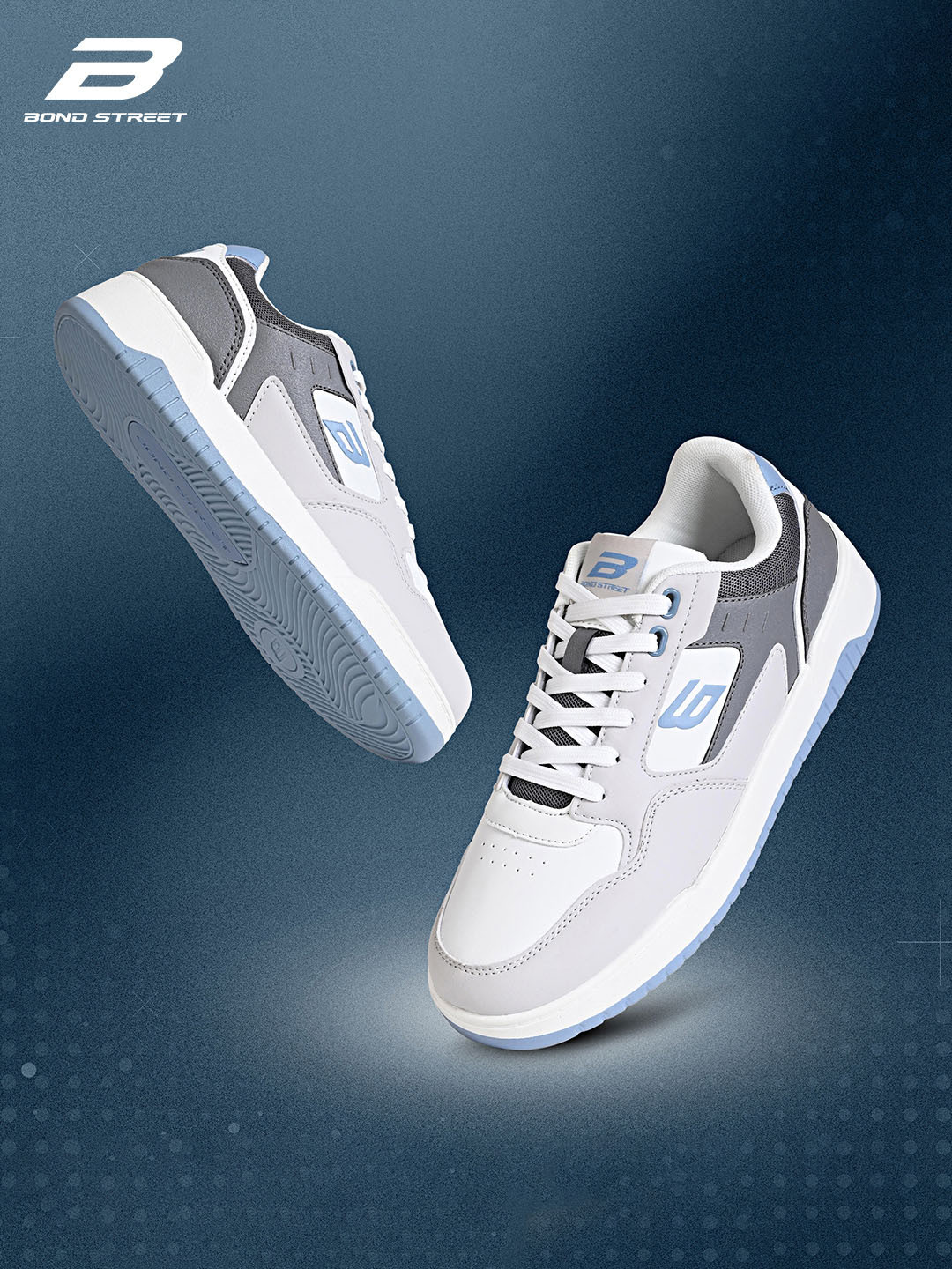 Bond Street Hustle Men Colourblocked Sneakers