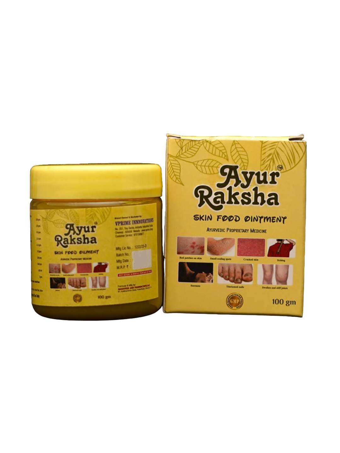 Ayur Raksha Skin Moisturising Gel - 100 g