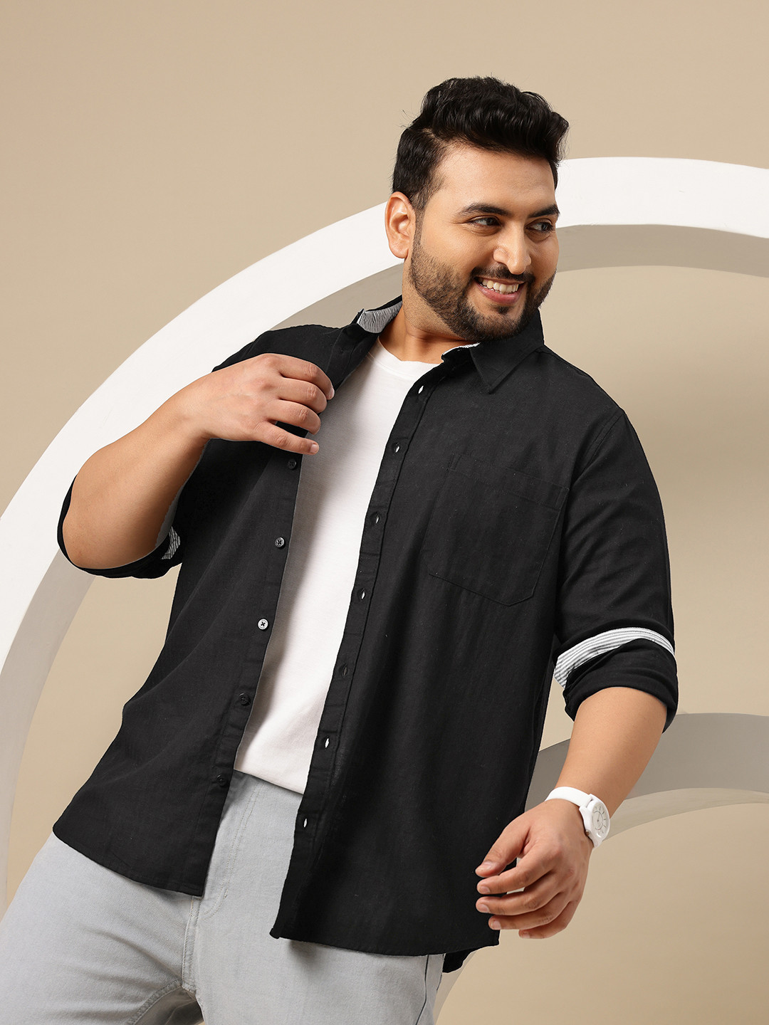 Sztori Plus Size Premium Casual Shirt