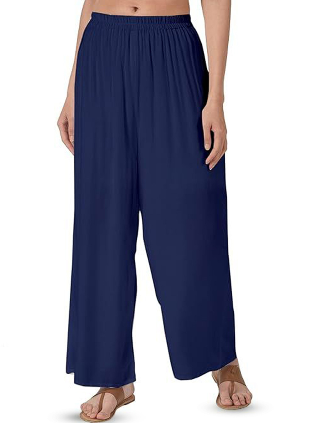 Thrifty Thread Women Slip-On Flared Palazzos