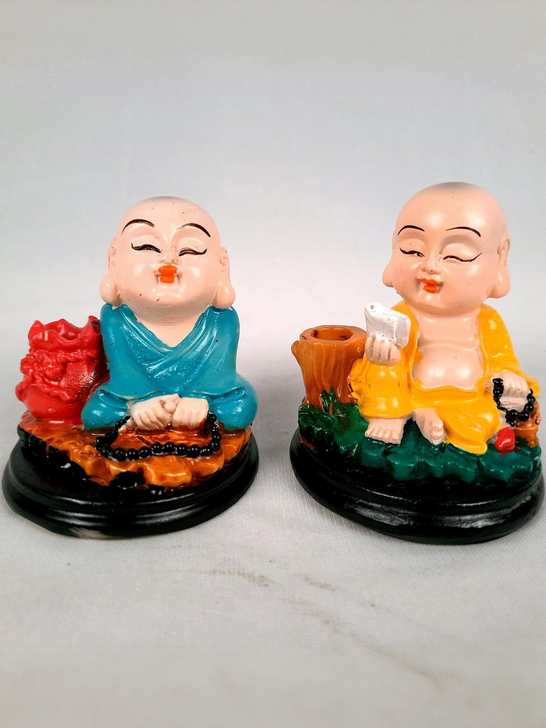 apka mart Buddha Baby Monk Religious Idol Showpiece