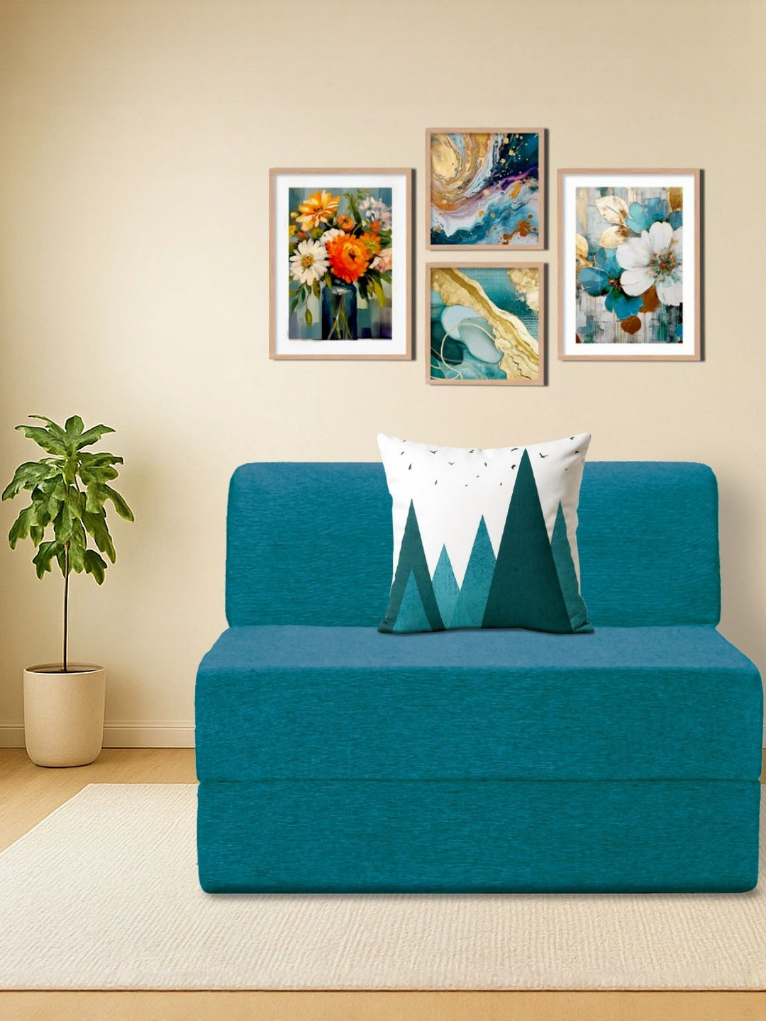 Clex Premium Space-Saving Sofa Cum Bed