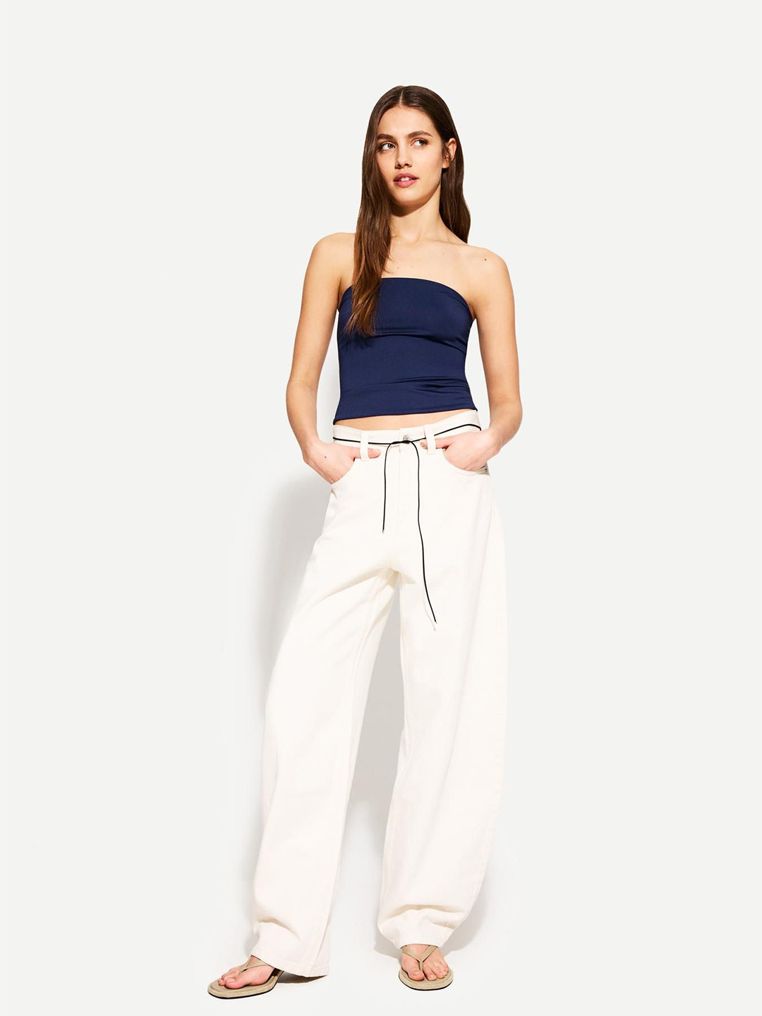 Bershka Strapless Tube Top