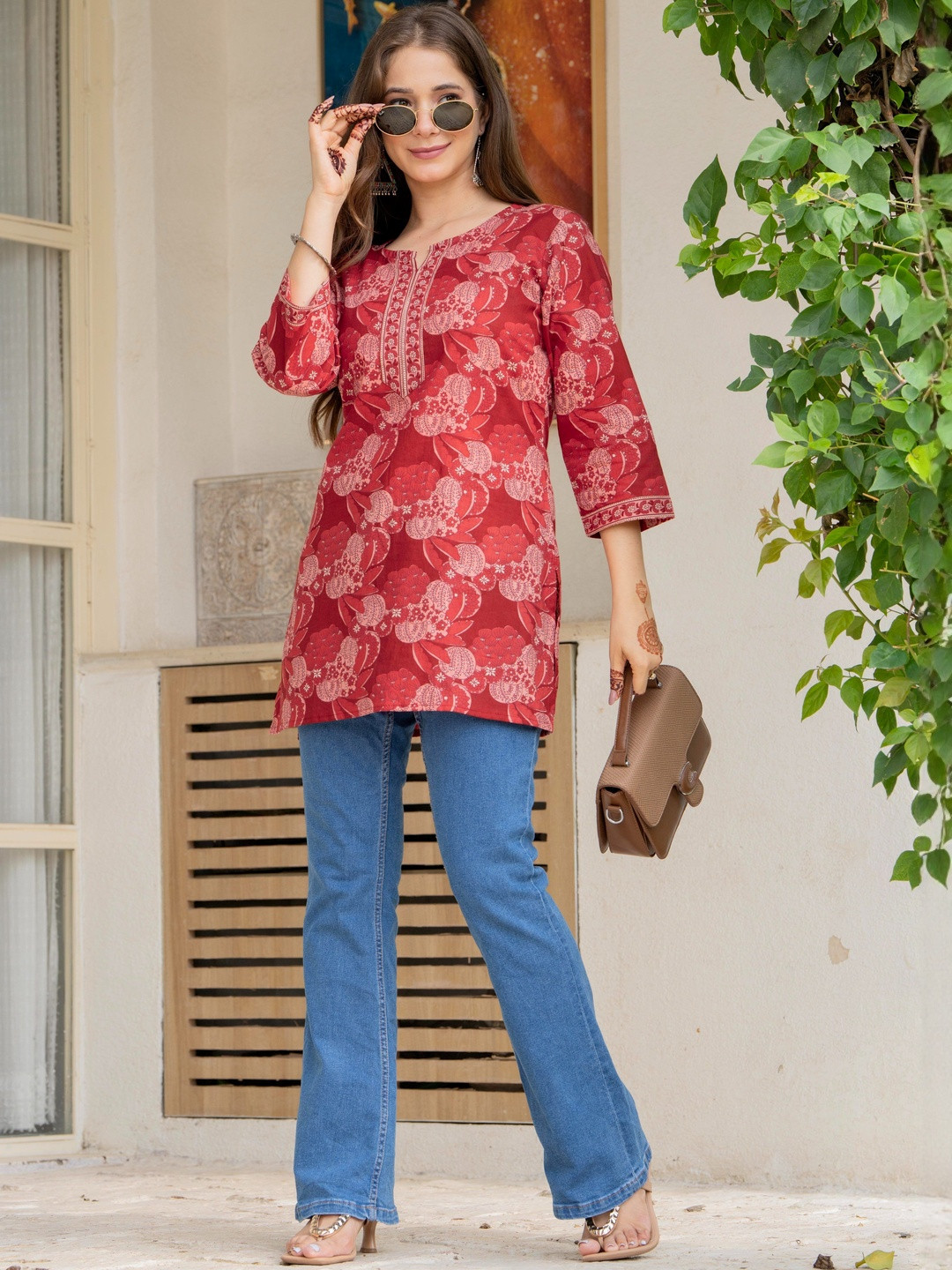 Jsimar Women Cotton Straight Kurtas
