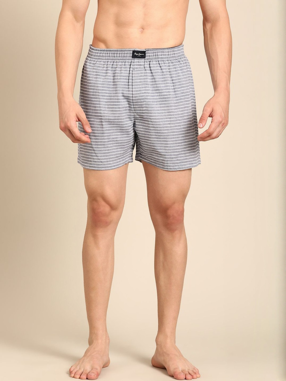 Pepe Jeans Striped Inner Elastic Boxer - 8909345006772