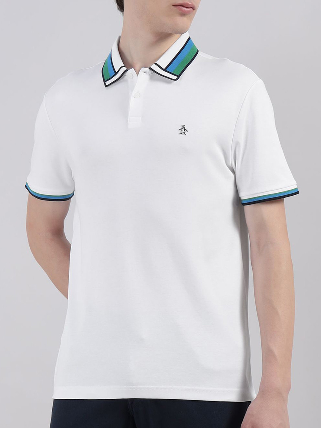 Original Penguin Polo Collar Regular Sleeves Pure Cotton Regular Fit T-Shirt