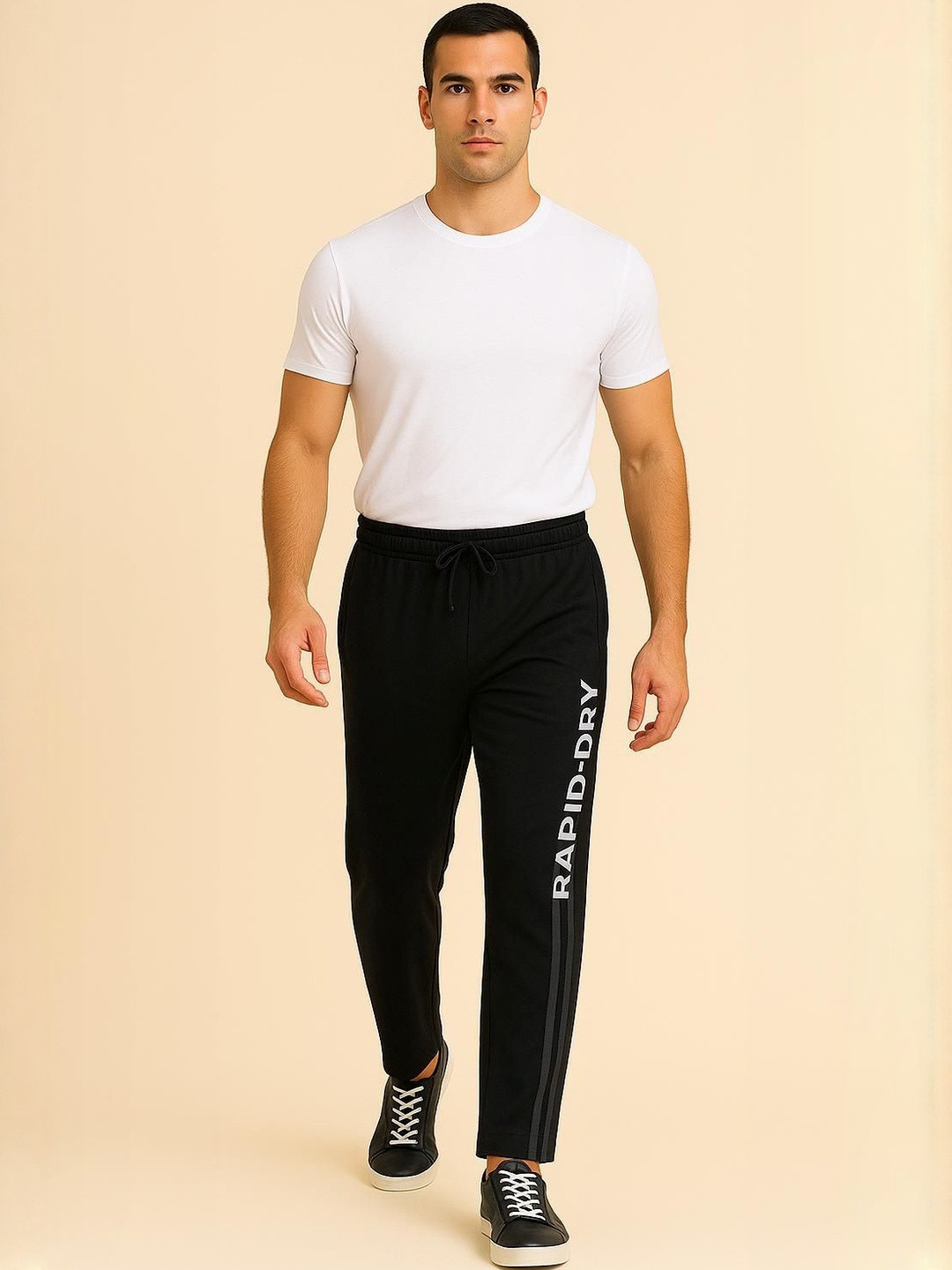 Attire Zone Men Rapid-Dry Side Pockets Track Pants