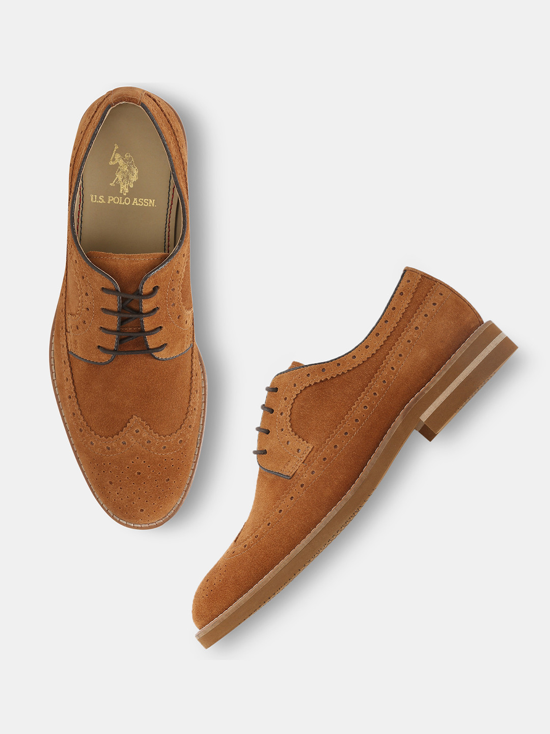 U.S. Polo Assn. Lumer Men Leather Brogues