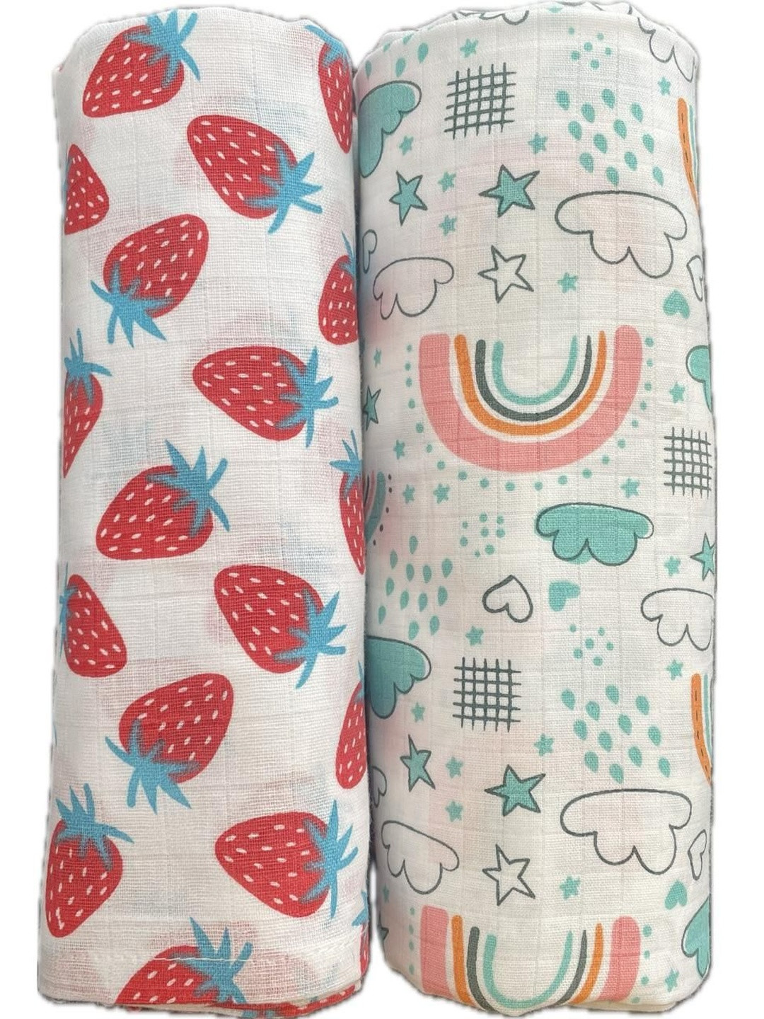 Reexplore Multicoloured Soft Muslin Cartoon Characters Mild Winter Blanket