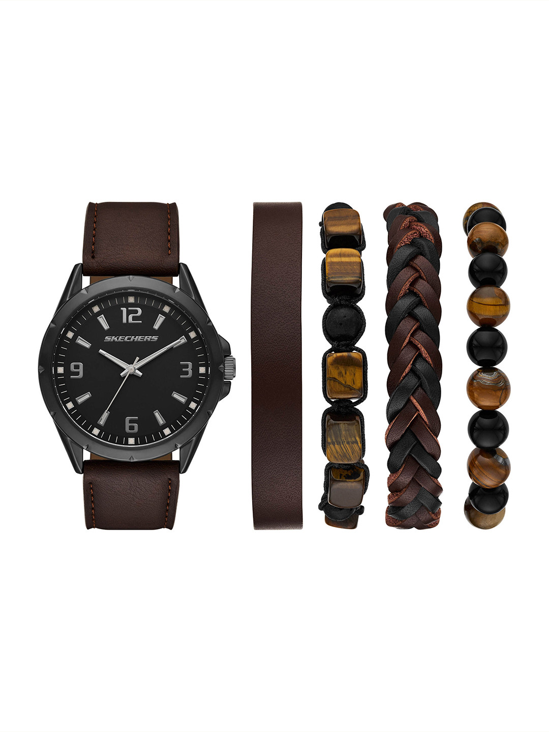 Skechers Analogue Watch Gift Set With 4 Bracelet - SR9119