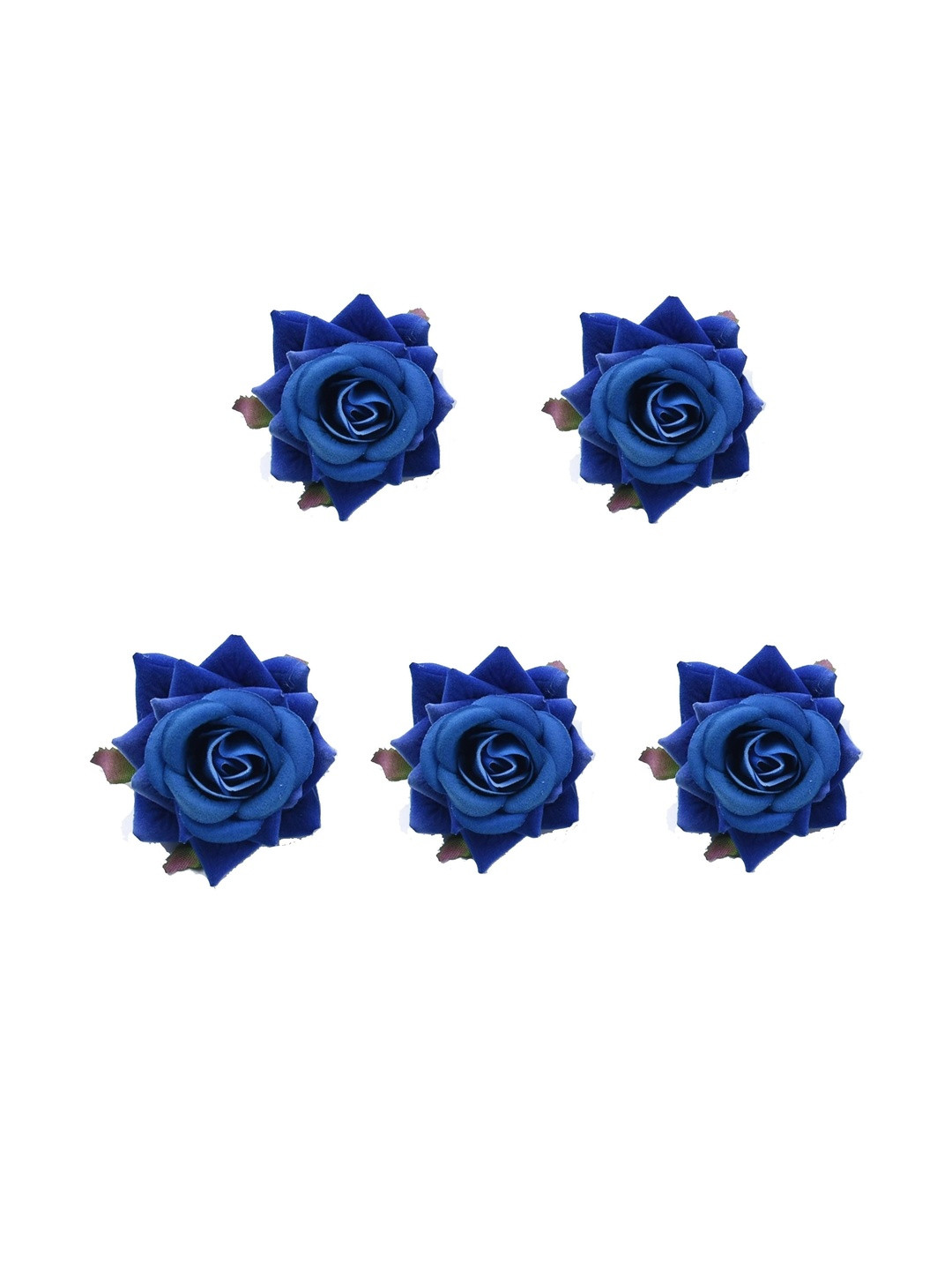 DIVASTRI Women Set of 5 Alligator Rose Hair Clip