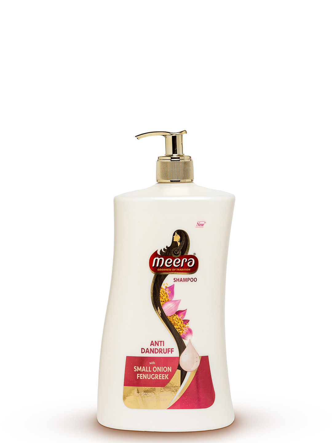 Meera GOODNESS OF TRADITION Anti-Dandruff Shampoo with Small Onion and Fenugreek 1Lt