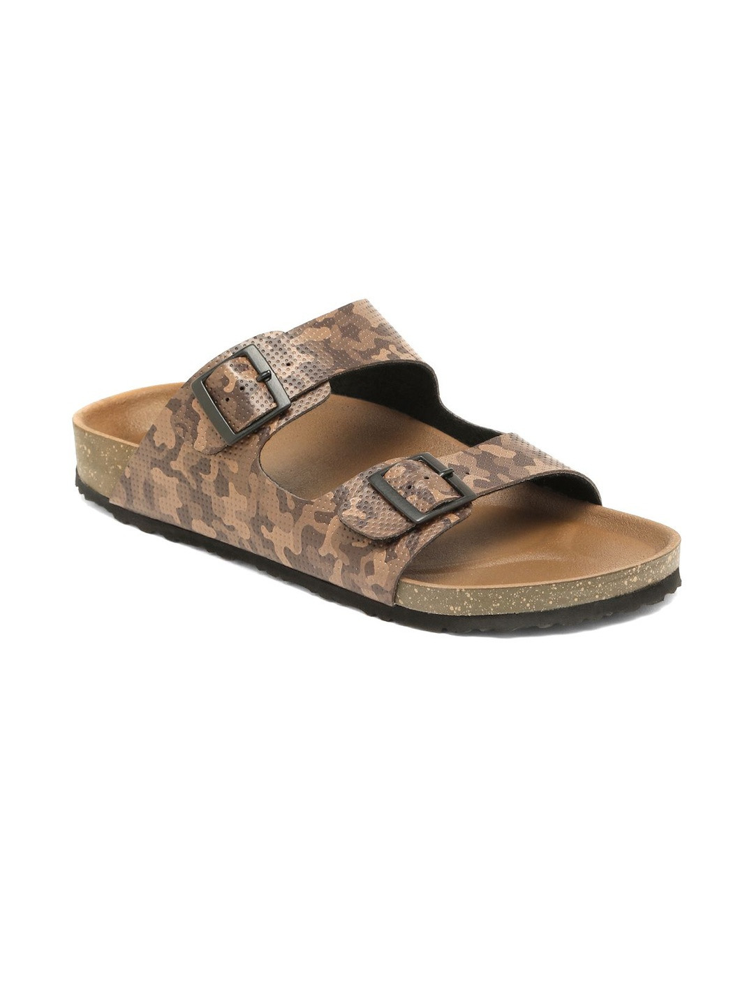 Kosher Men Camouflage Printed Comfort Sliders