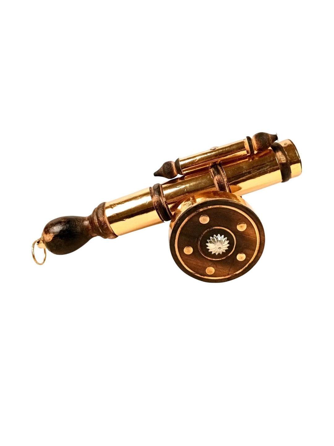 apka mart Gold-Toned Vintage Cannon Showpiece