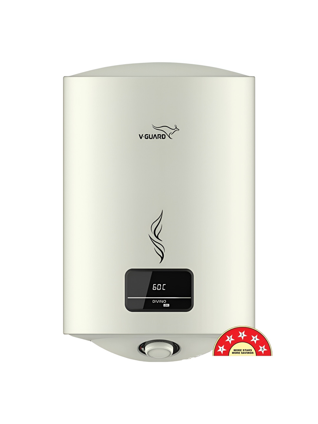 V-Guard White 2000W Storage Water Heater-30 L