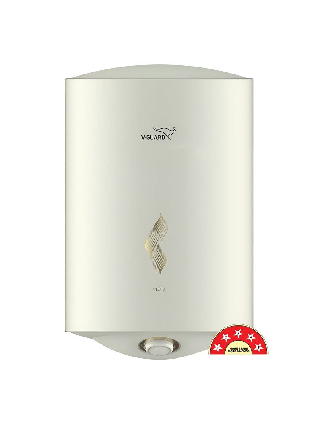 V-Guard White 2000W Storage Water Heater-10 L