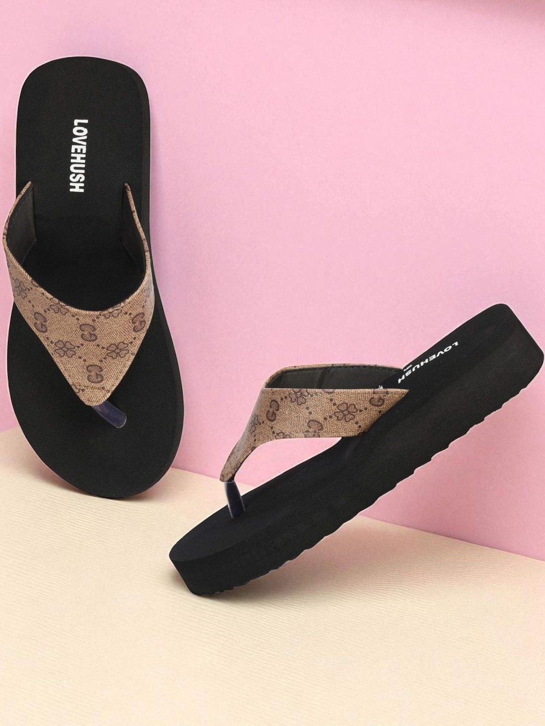 LOVEHUSH Women Doctor Ortho Super Soft Anti-Skid Wedge Slippers