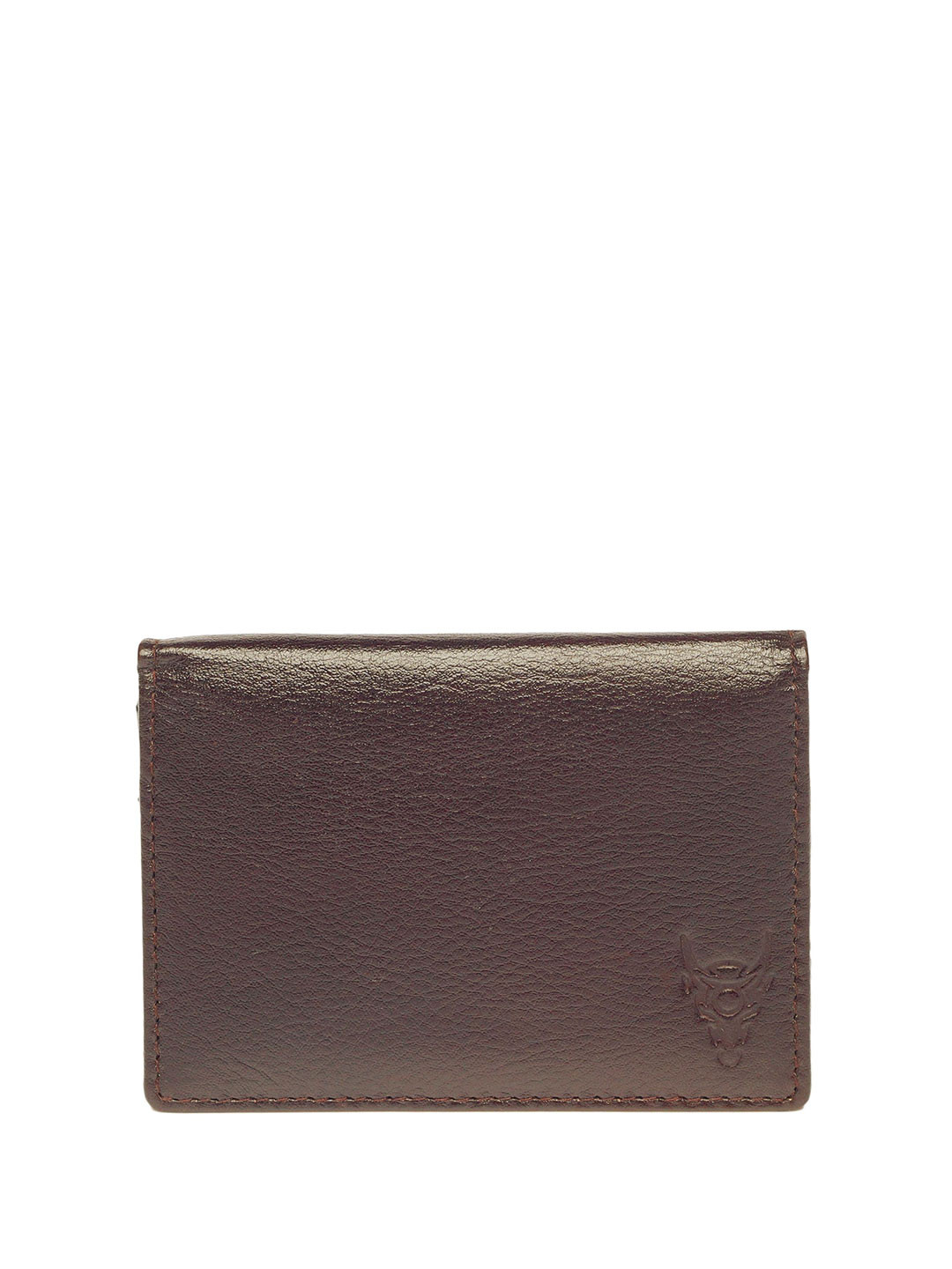 BLACK BUCK Men Textured Leather Card Holder