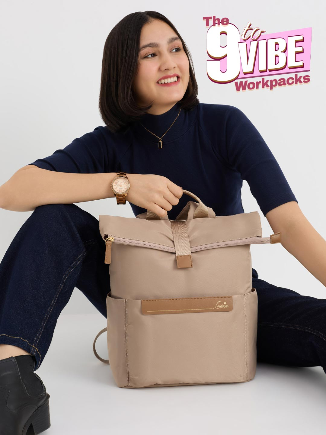 Genie Rogue Women 17 Inch Casual Laptop Backpack