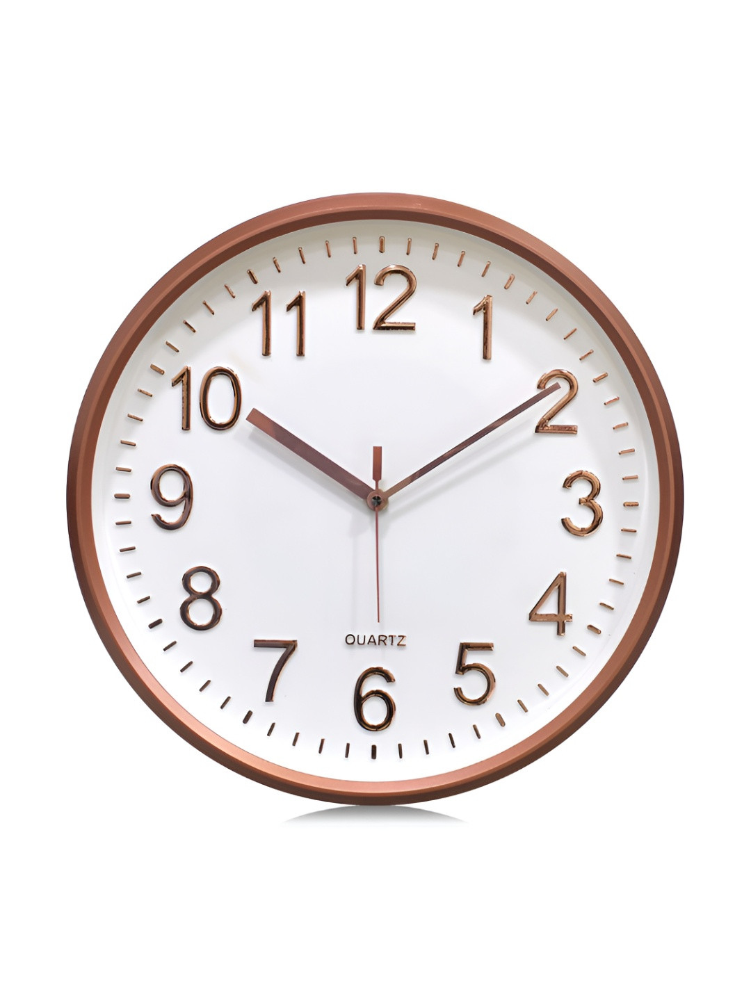 RANDOM White & Rose Gold-Toned Wall Clock