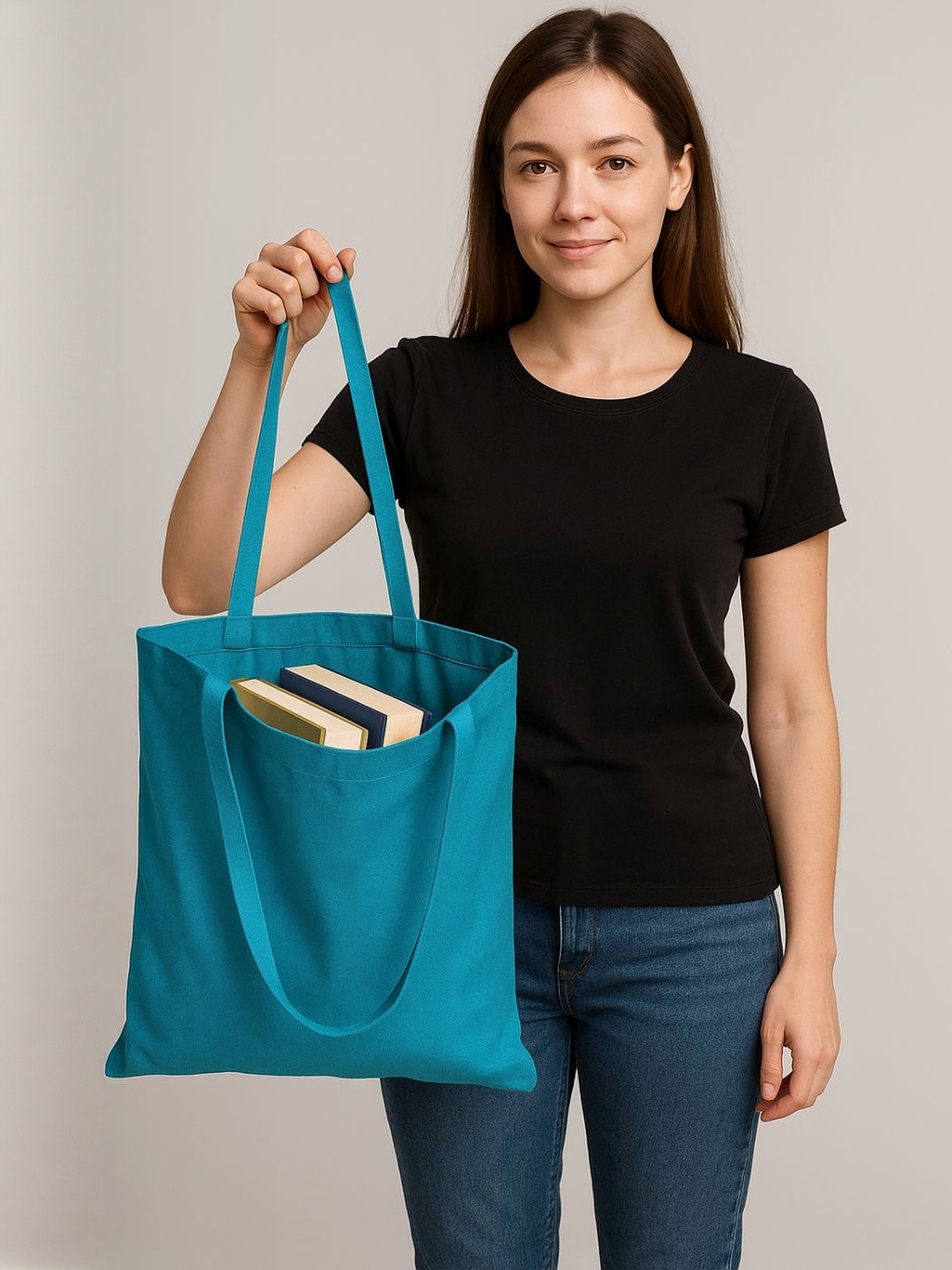 YASH GALLERY Women Teal Cotton Handbag