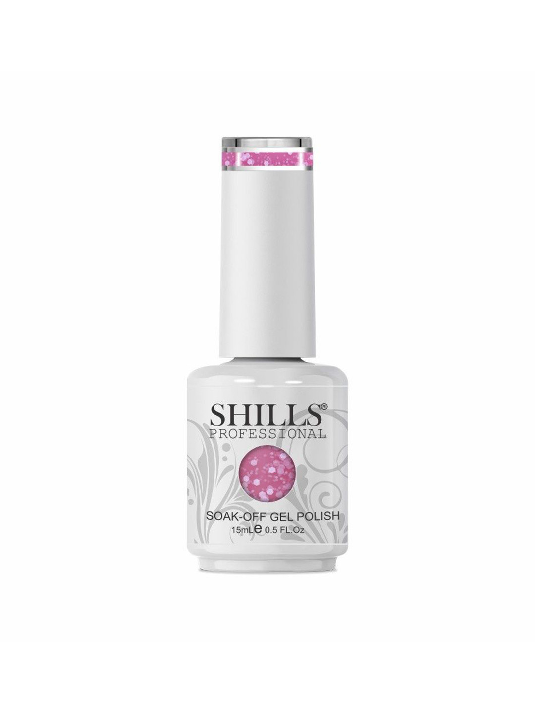 shills professional UV LED Snowflakes Long-Wearing Gel Nail Polish - 15ml - 255